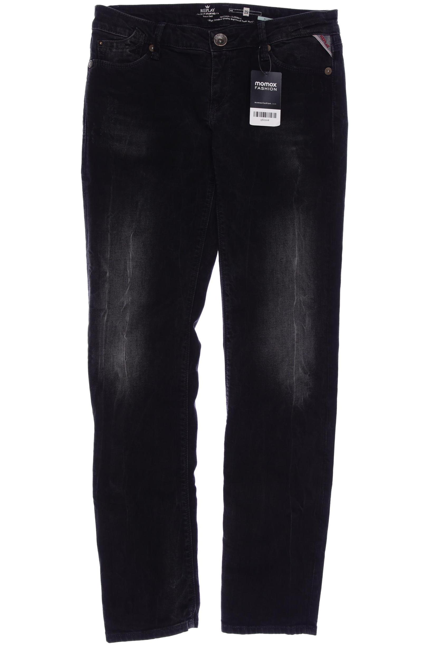 

Replay Damen Jeans, schwarz