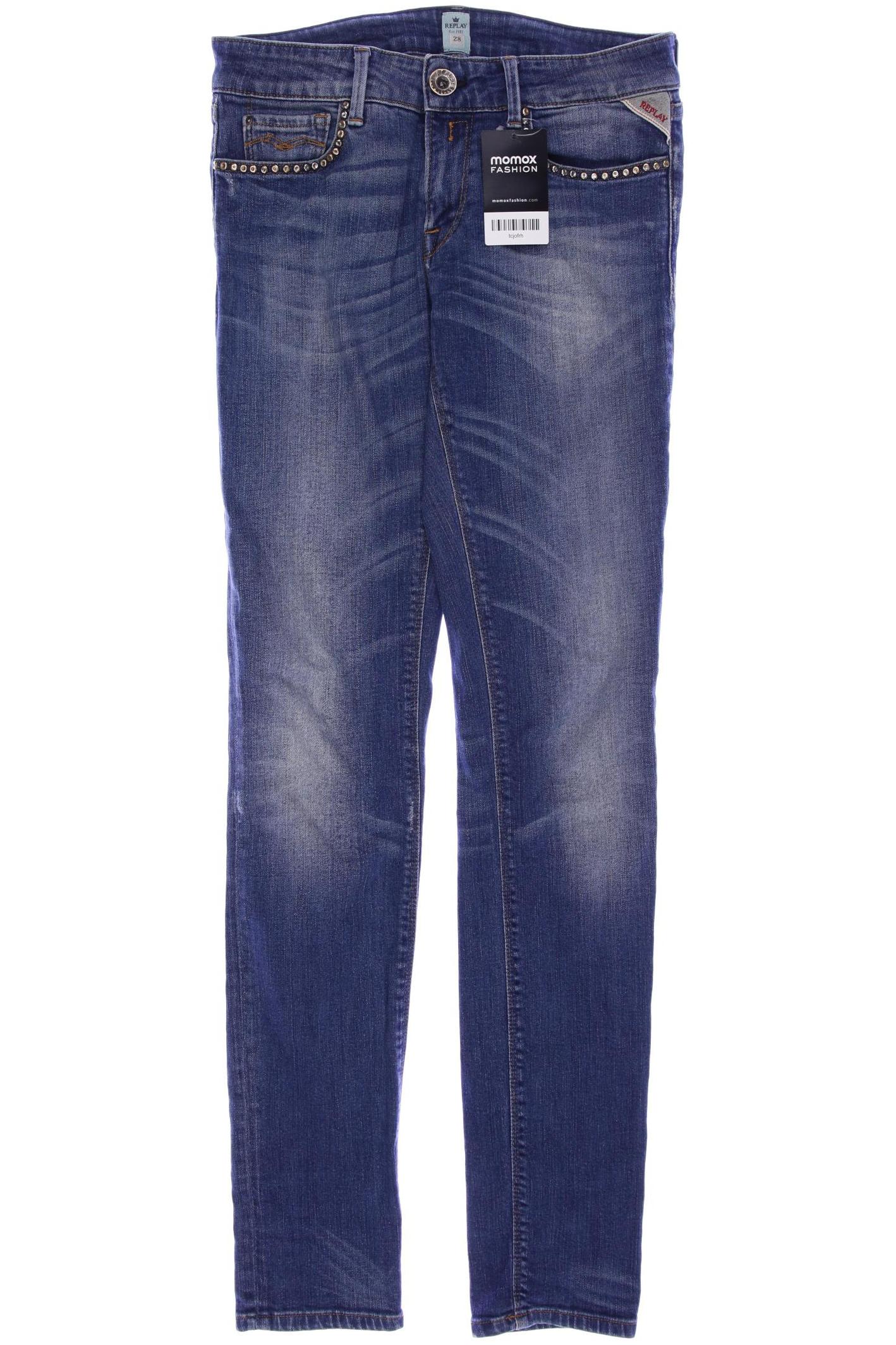 

Replay Damen Jeans, blau