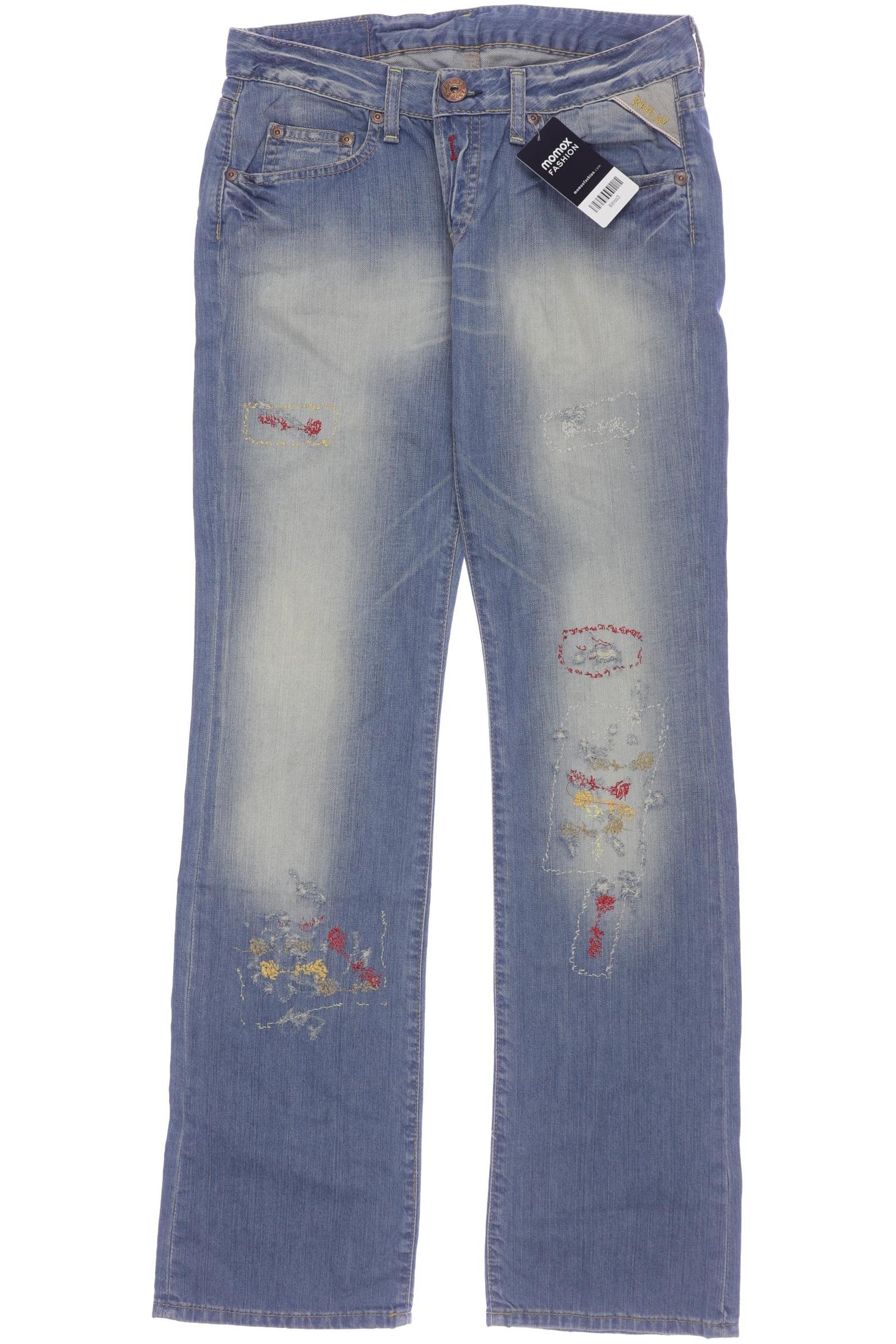 

Replay Damen Jeans, blau, Gr. 27