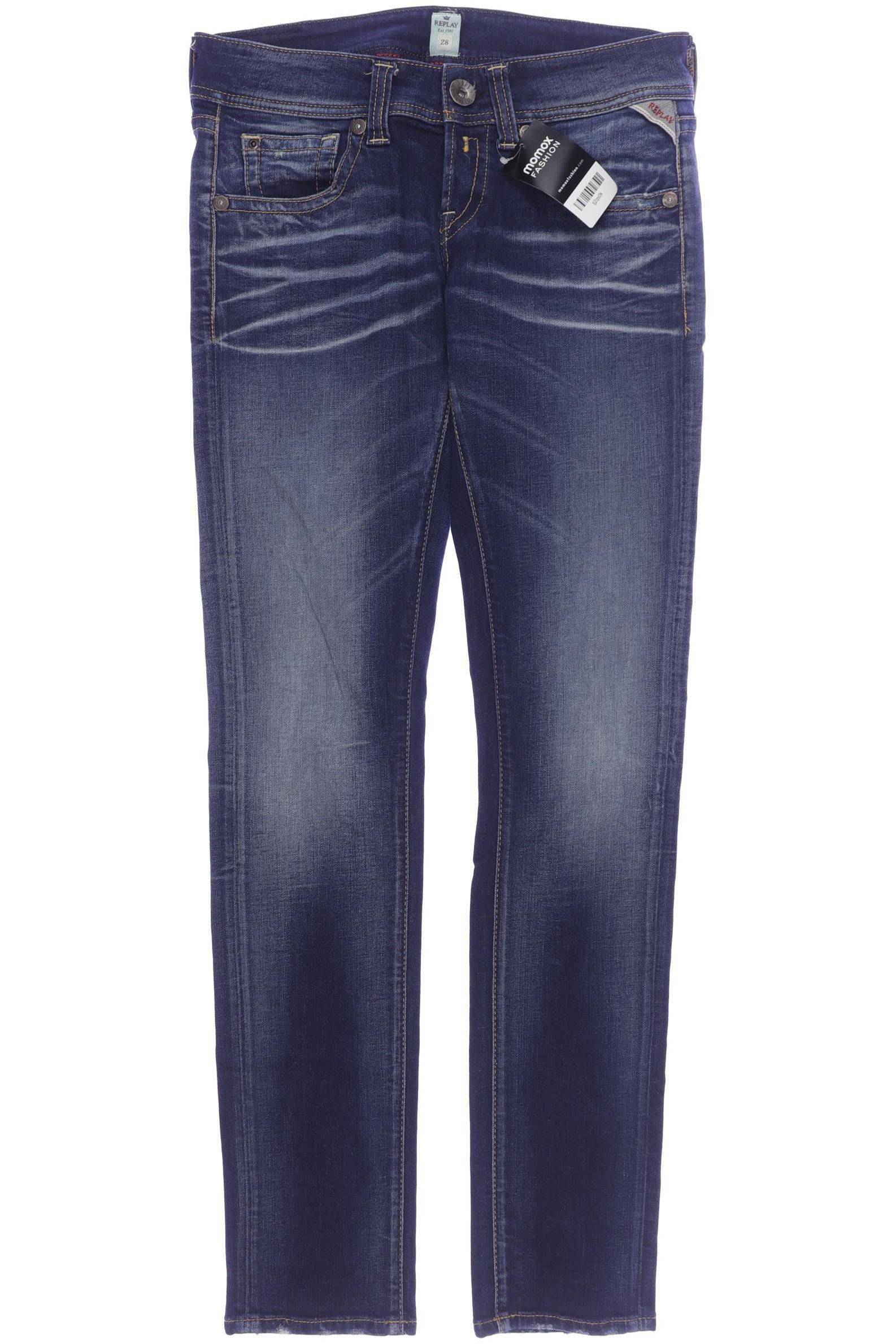 

Replay Damen Jeans, marineblau, Gr. 28