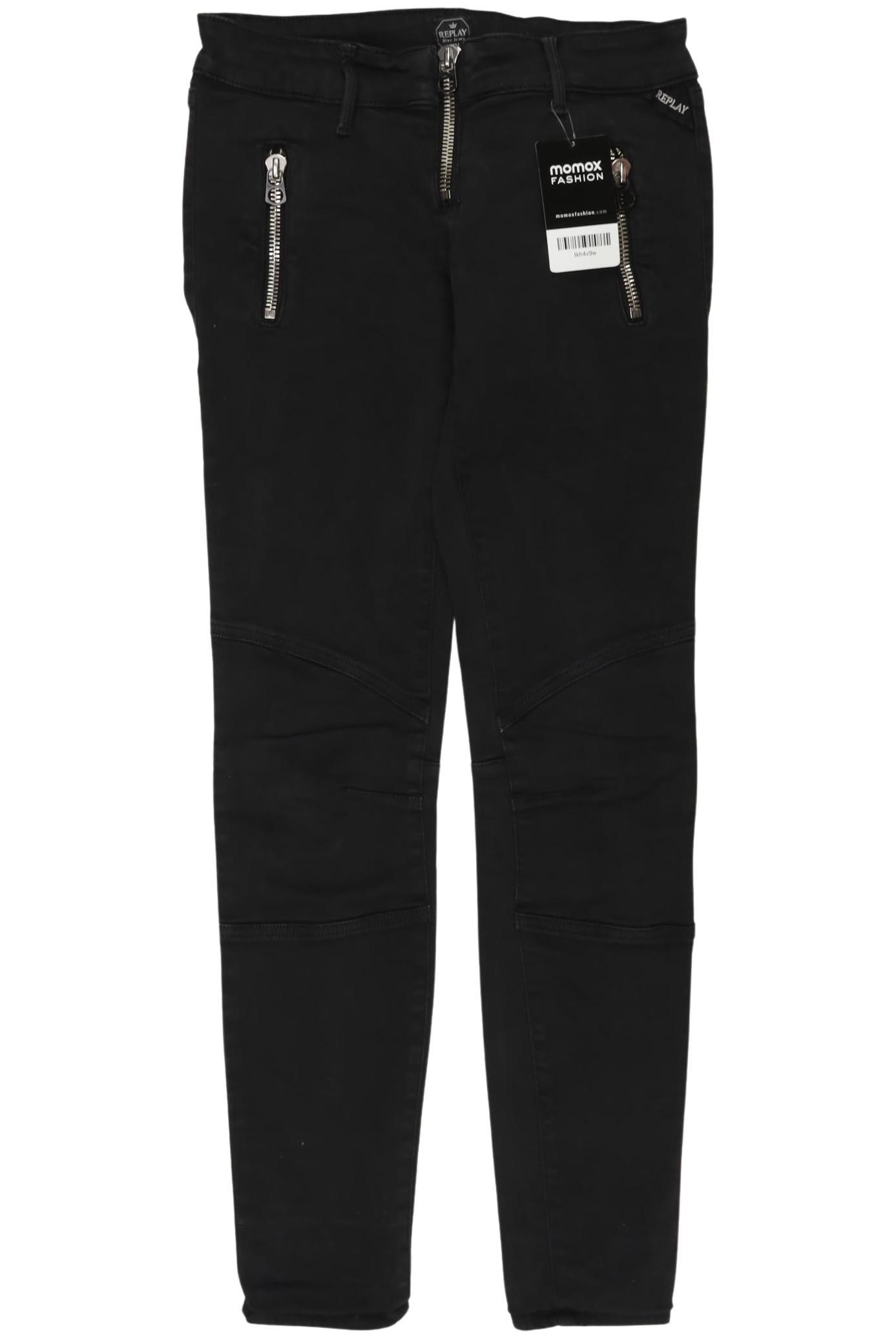 

Replay Damen Jeans, schwarz, Gr. 26