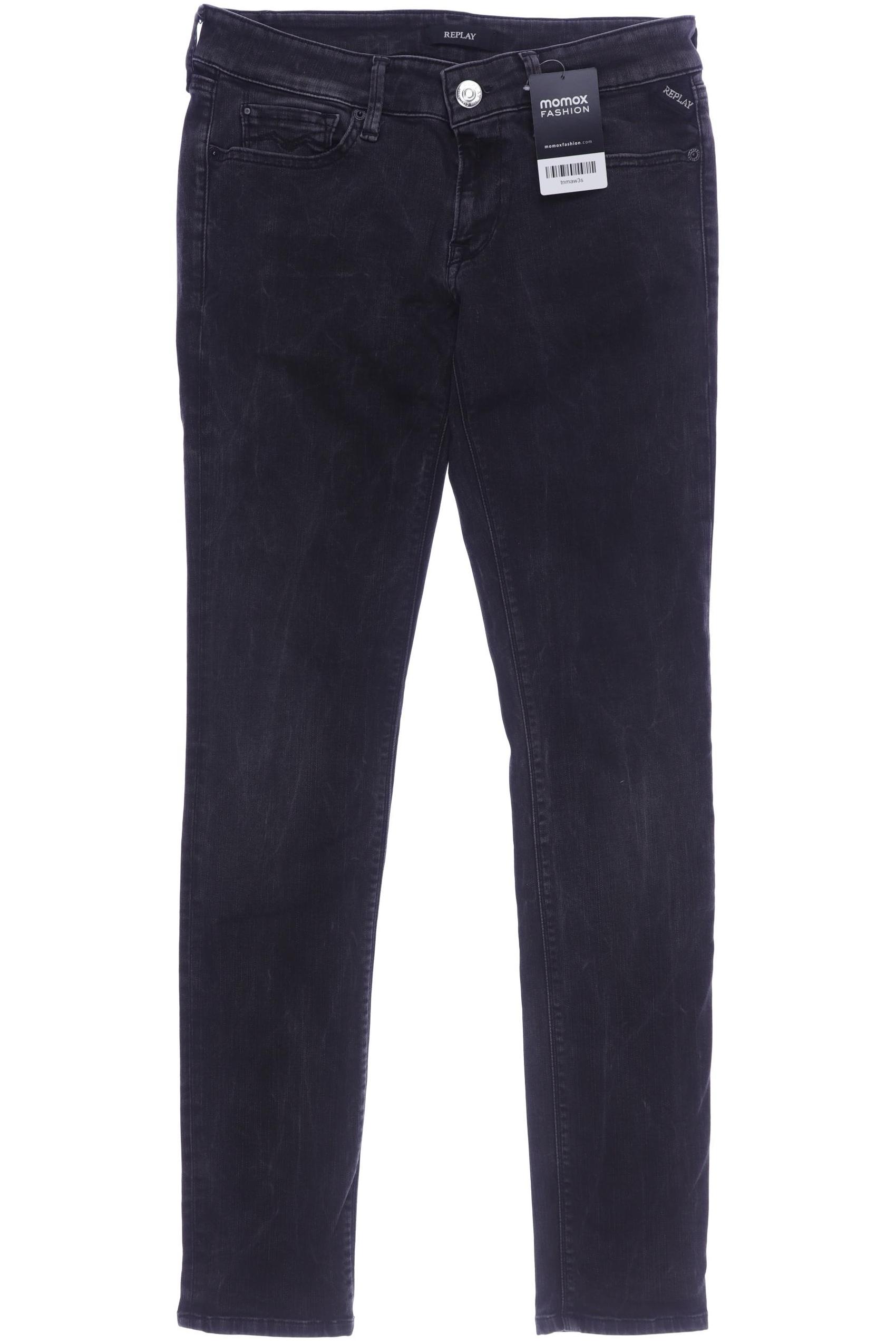 

Replay Damen Jeans, schwarz, Gr. 29