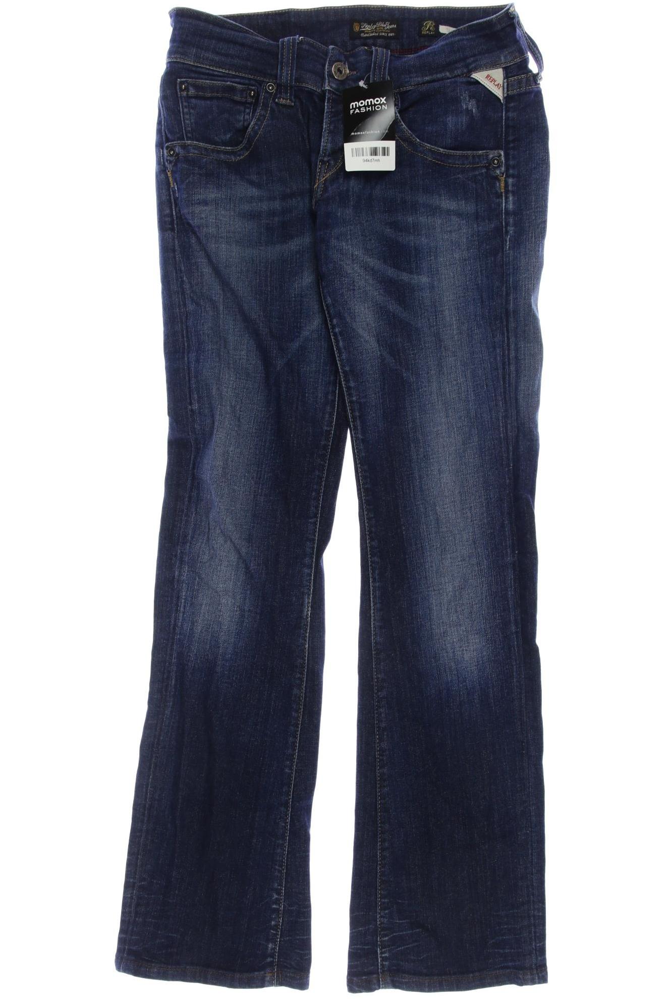 

Replay Damen Jeans, marineblau, Gr. 28