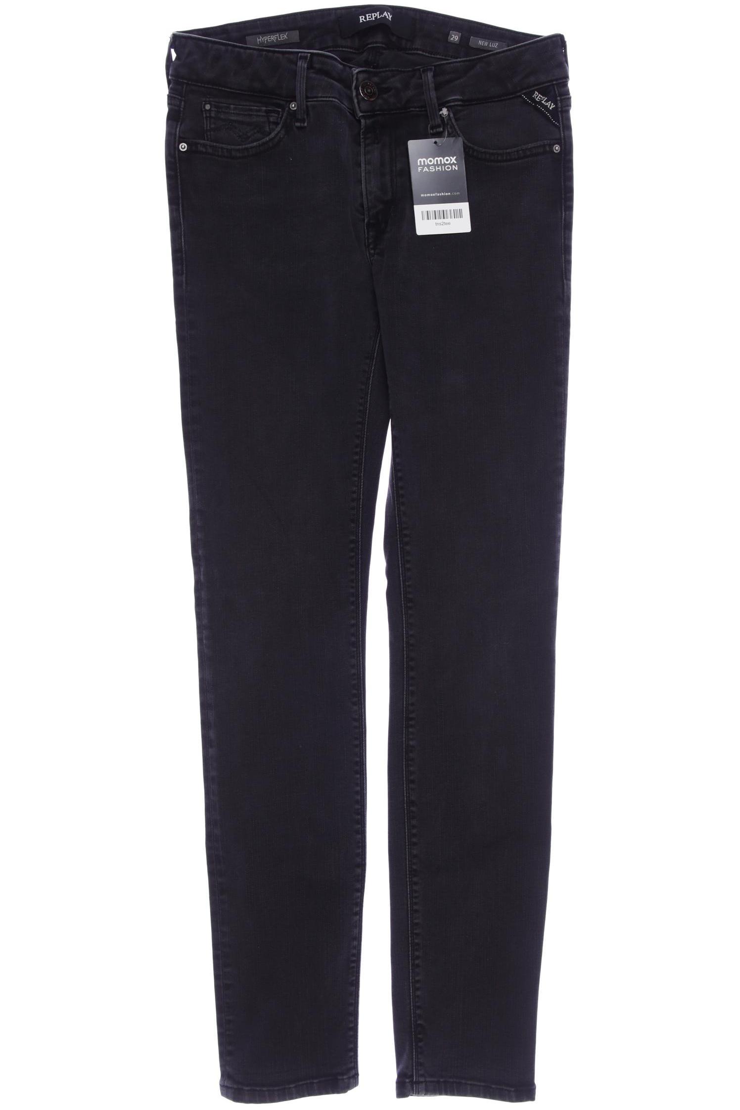 

Replay Damen Jeans, schwarz, Gr. 29