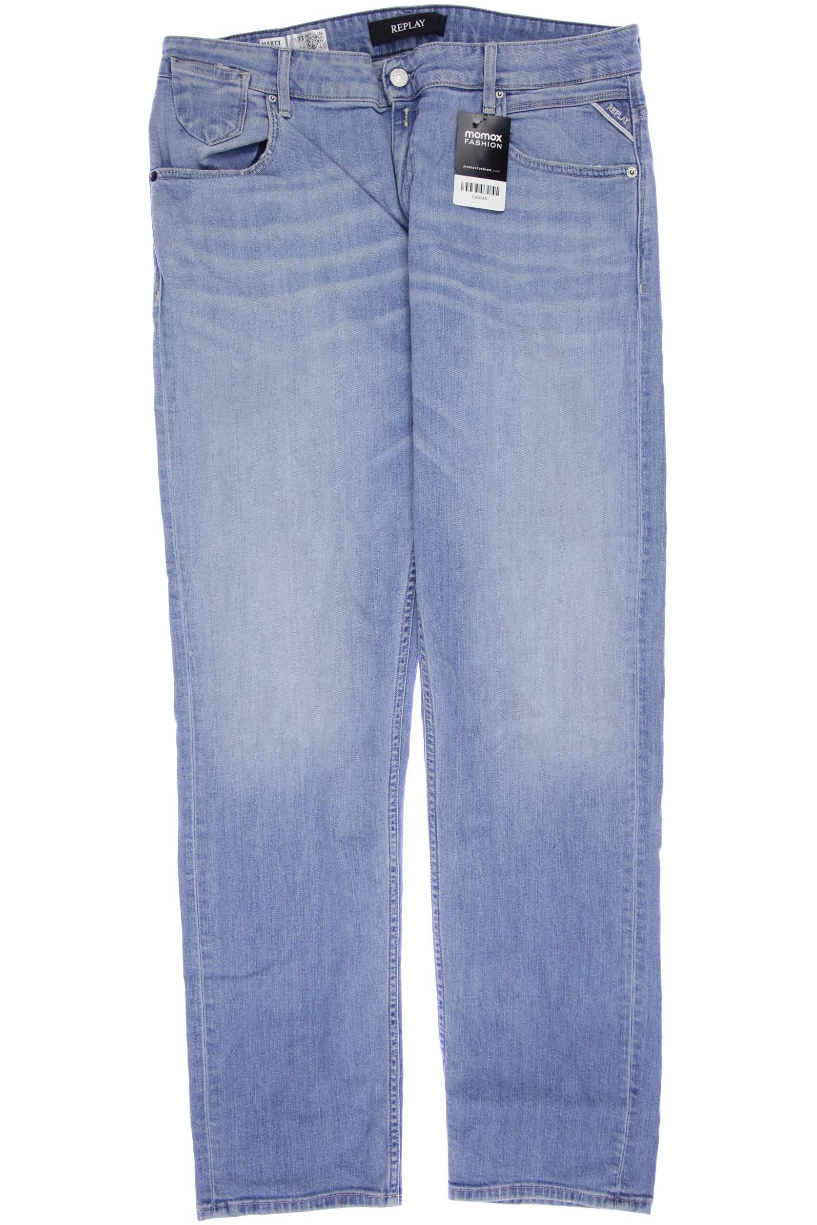 

Replay Damen Jeans, blau