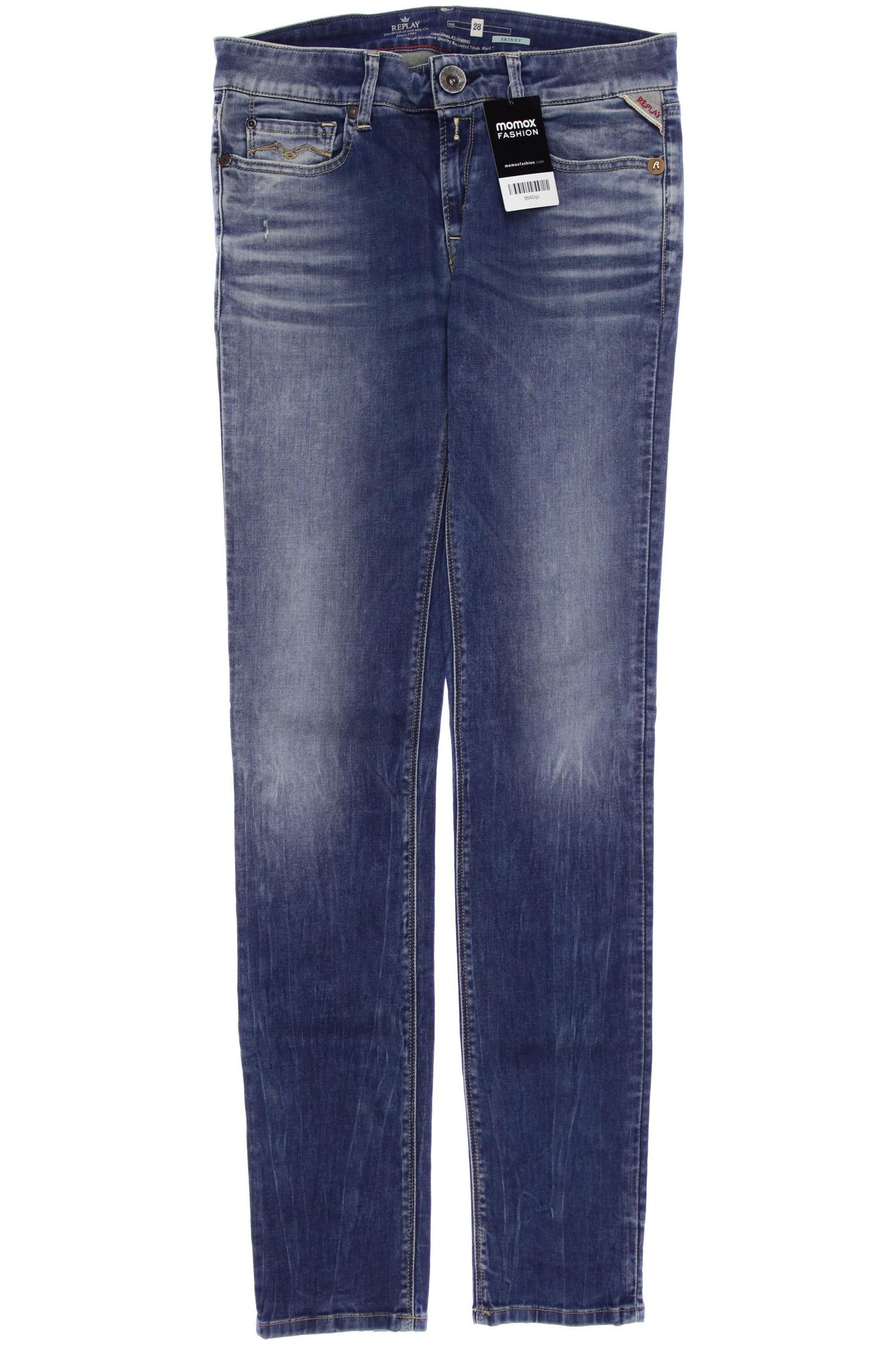 

Replay Damen Jeans, marineblau, Gr. 28