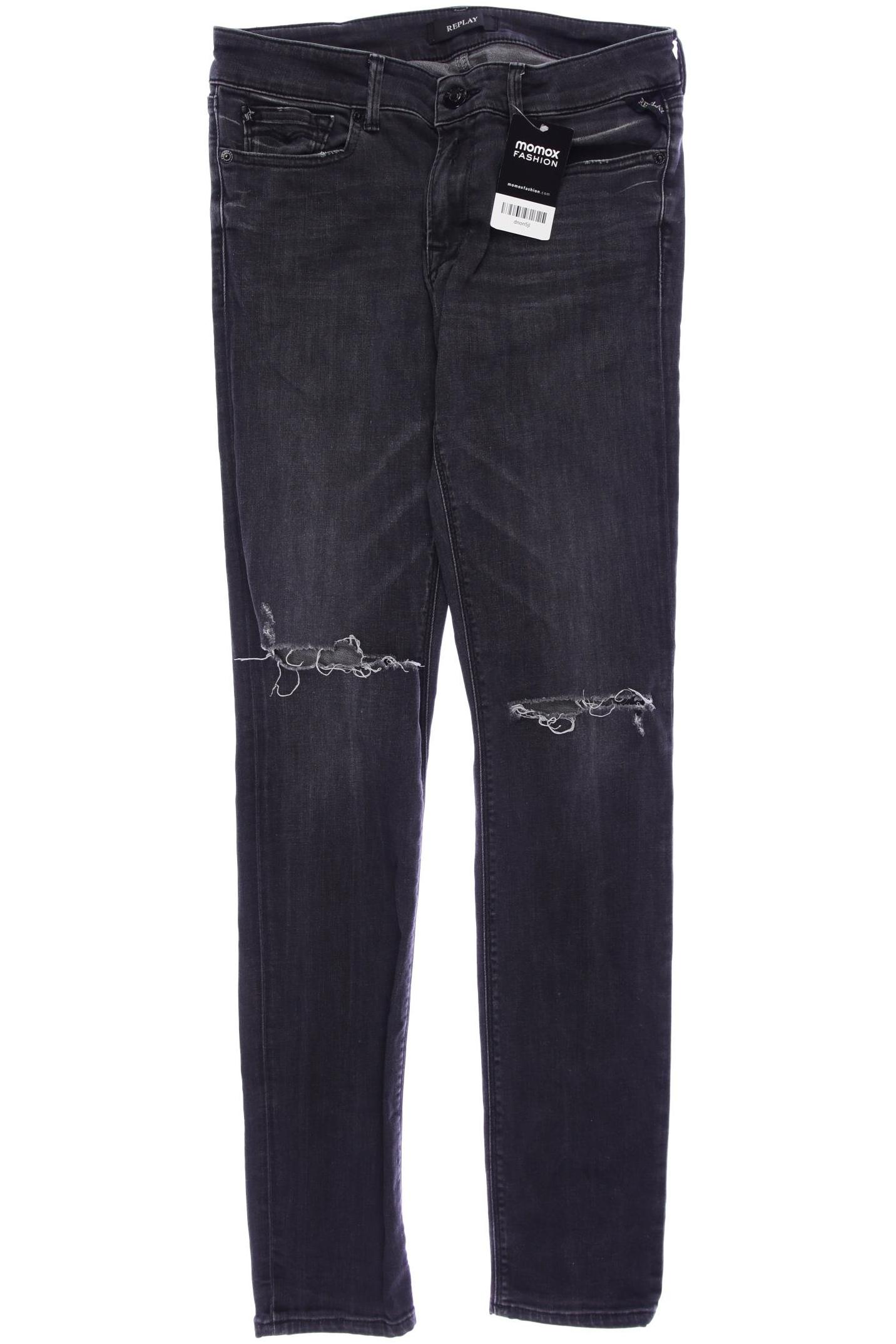 

Replay Damen Jeans, grau, Gr. 29