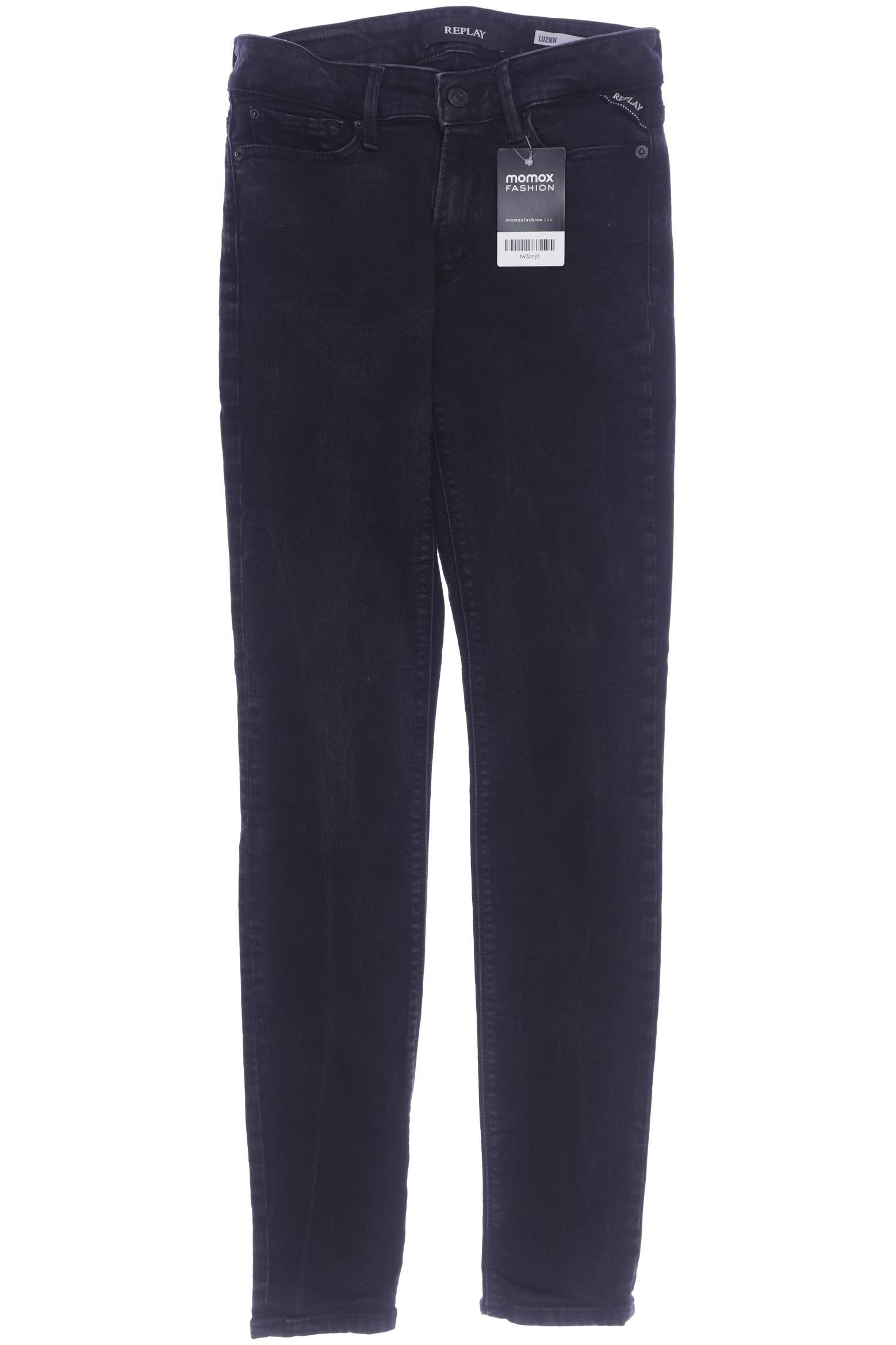 

Replay Damen Jeans, schwarz, Gr. 27