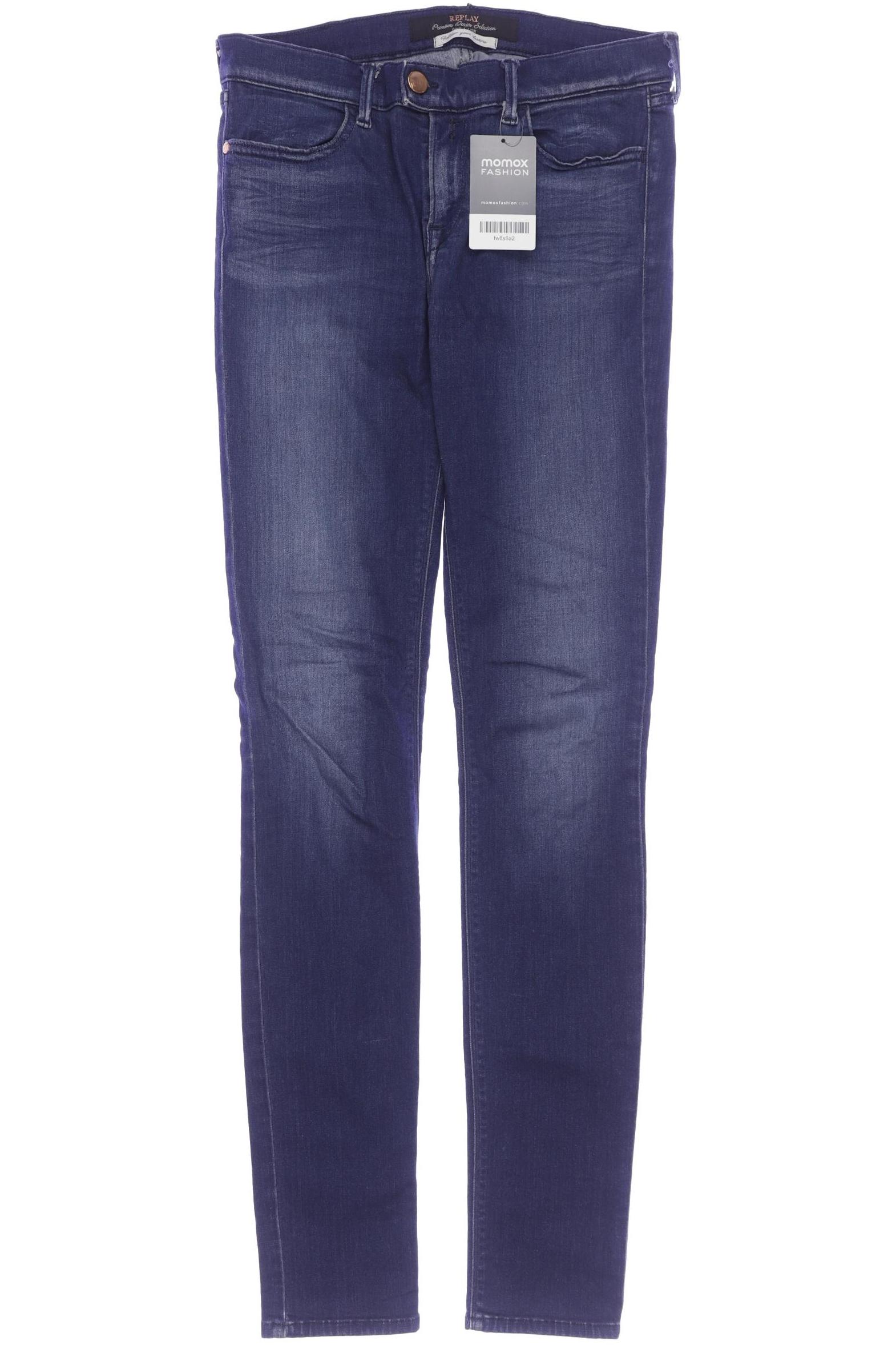 

Replay Damen Jeans, marineblau, Gr. 28
