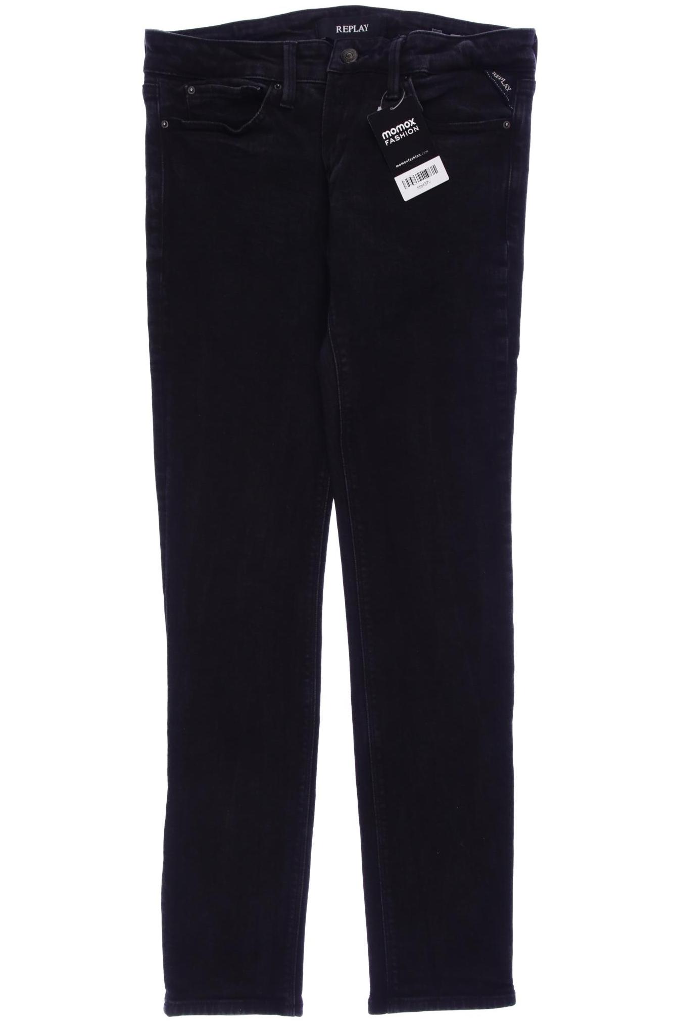 

Replay Damen Jeans, schwarz, Gr. 28