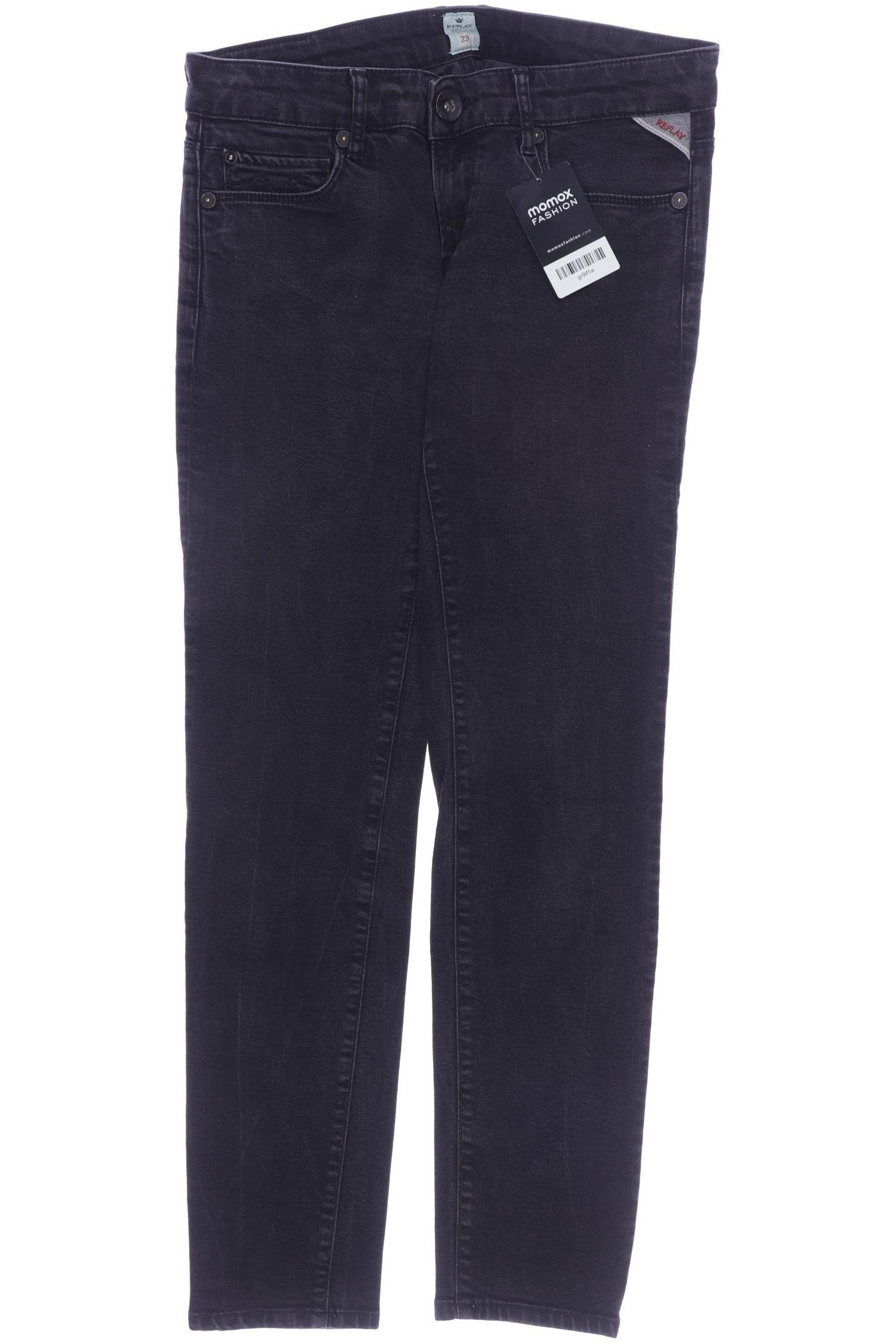 

Replay Damen Jeans, schwarz