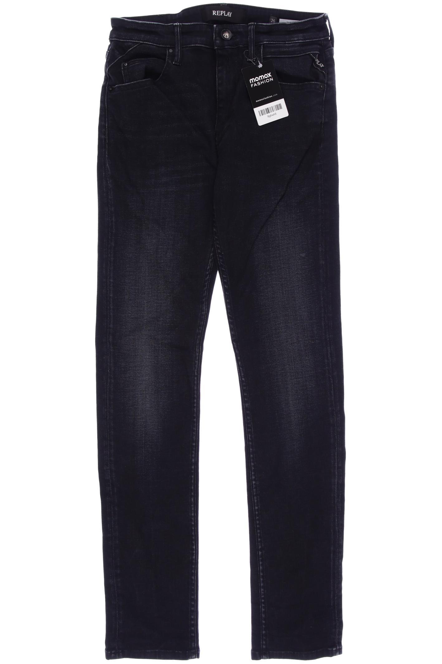 

Replay Damen Jeans, schwarz, Gr. 26