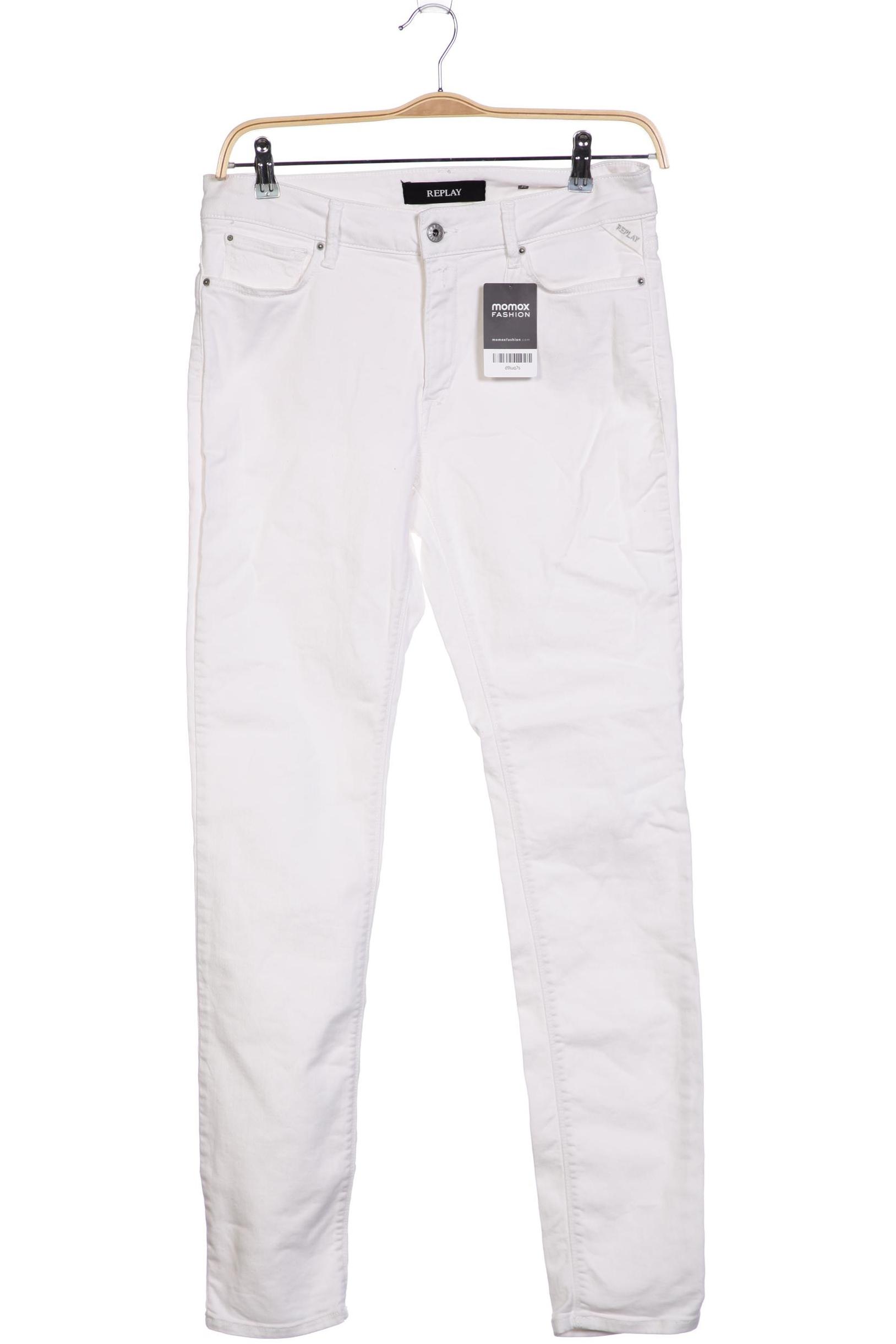 

Replay Damen Jeans, weiß, Gr. 32