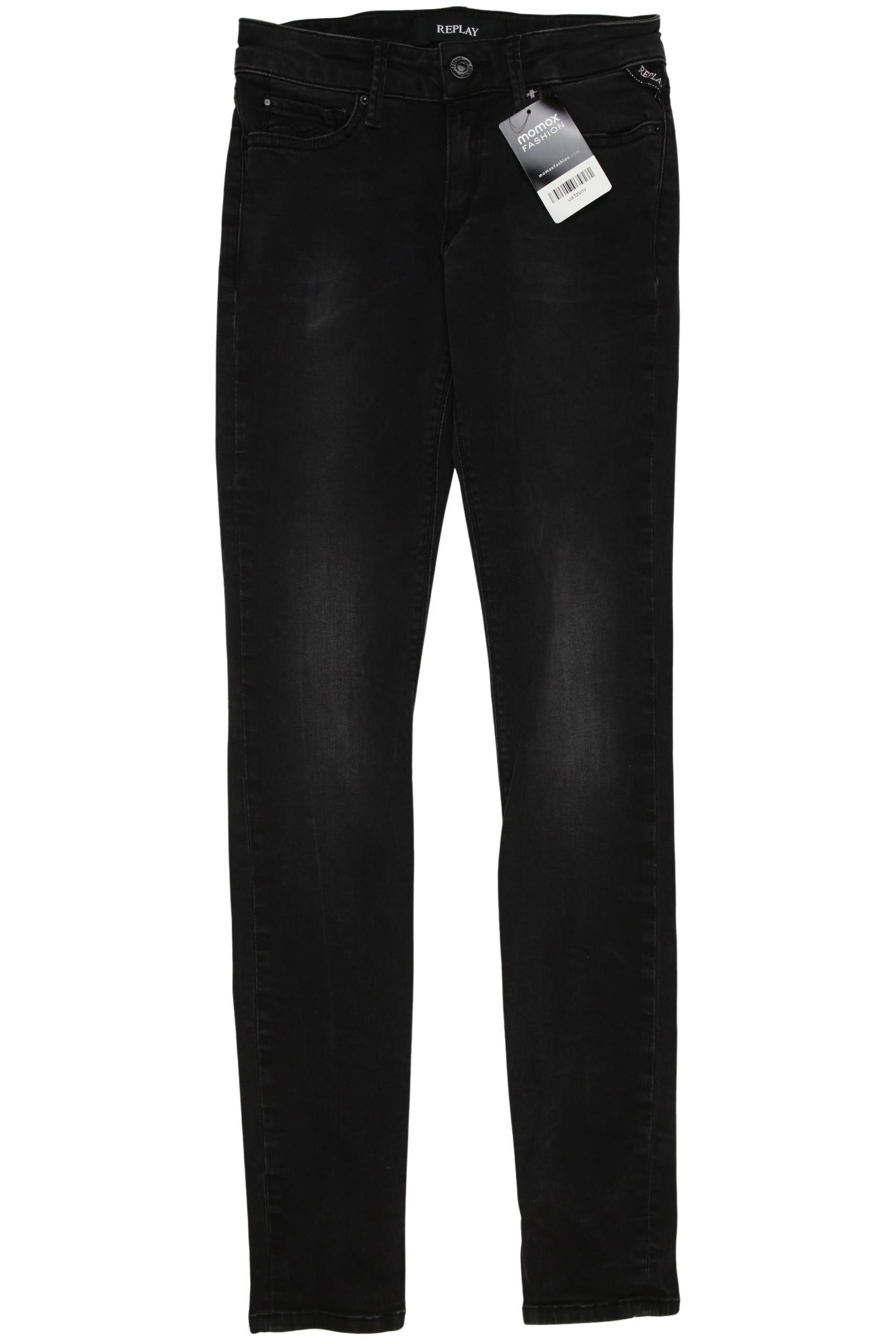 

Replay Damen Jeans, schwarz, Gr. 27