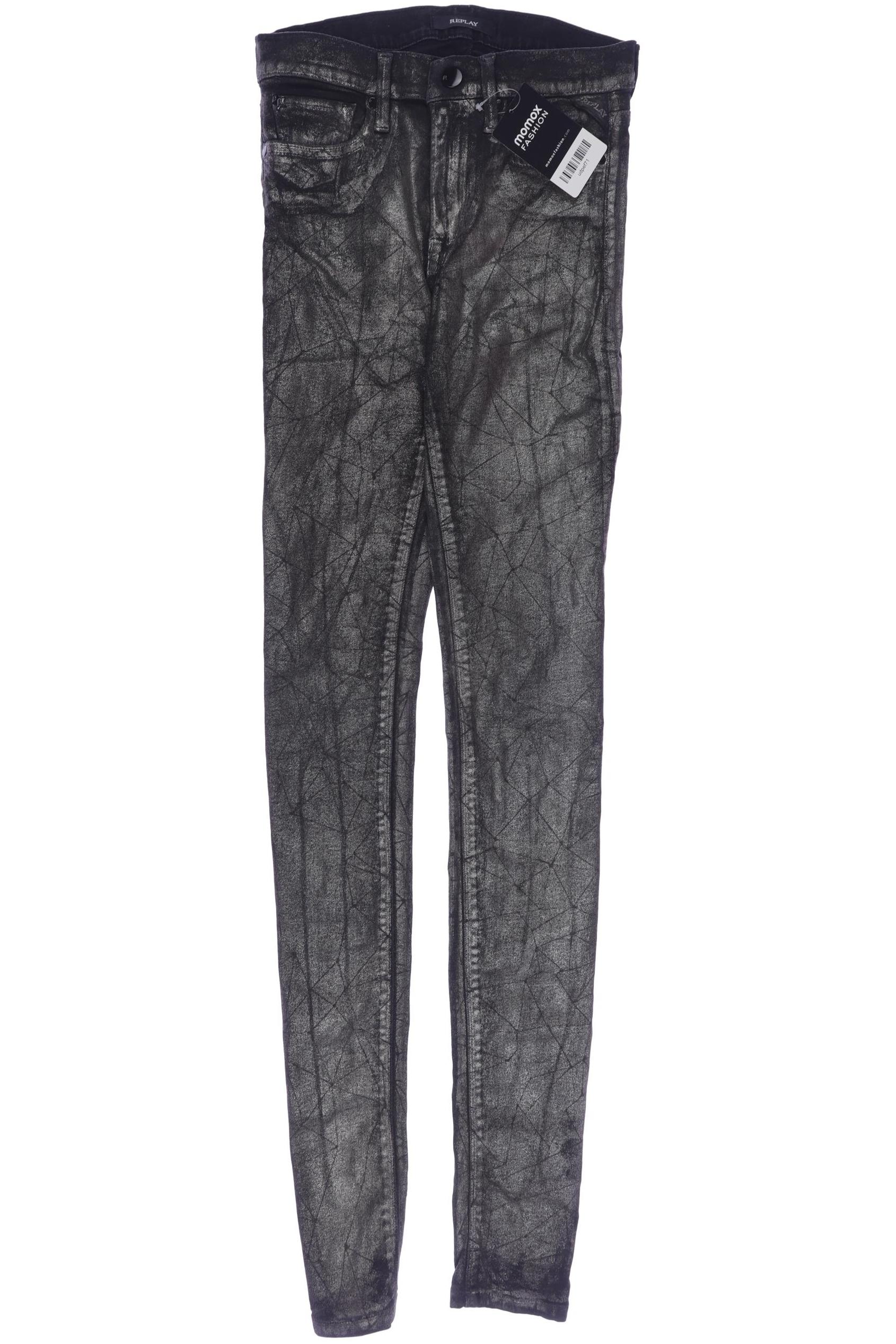 

Replay Damen Jeans, grau, Gr. 25