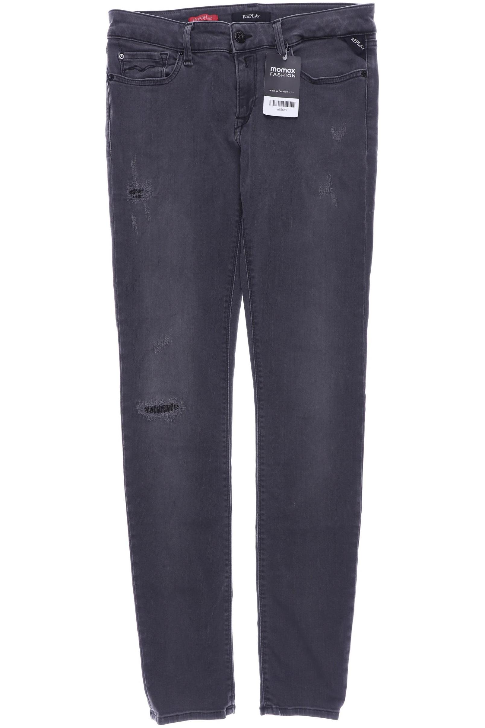 

Replay Damen Jeans, grau