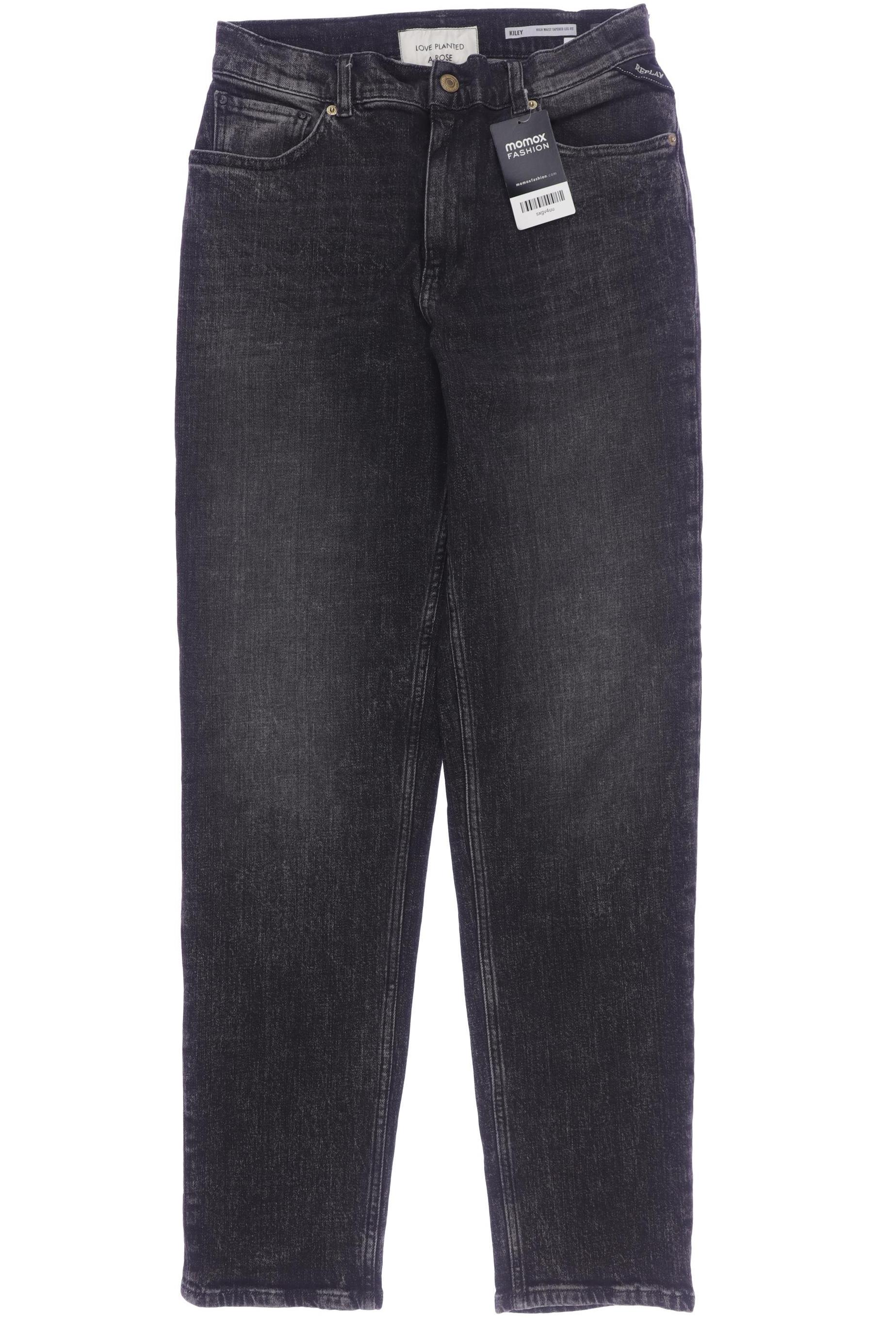 

Replay Damen Jeans, schwarz, Gr. 28