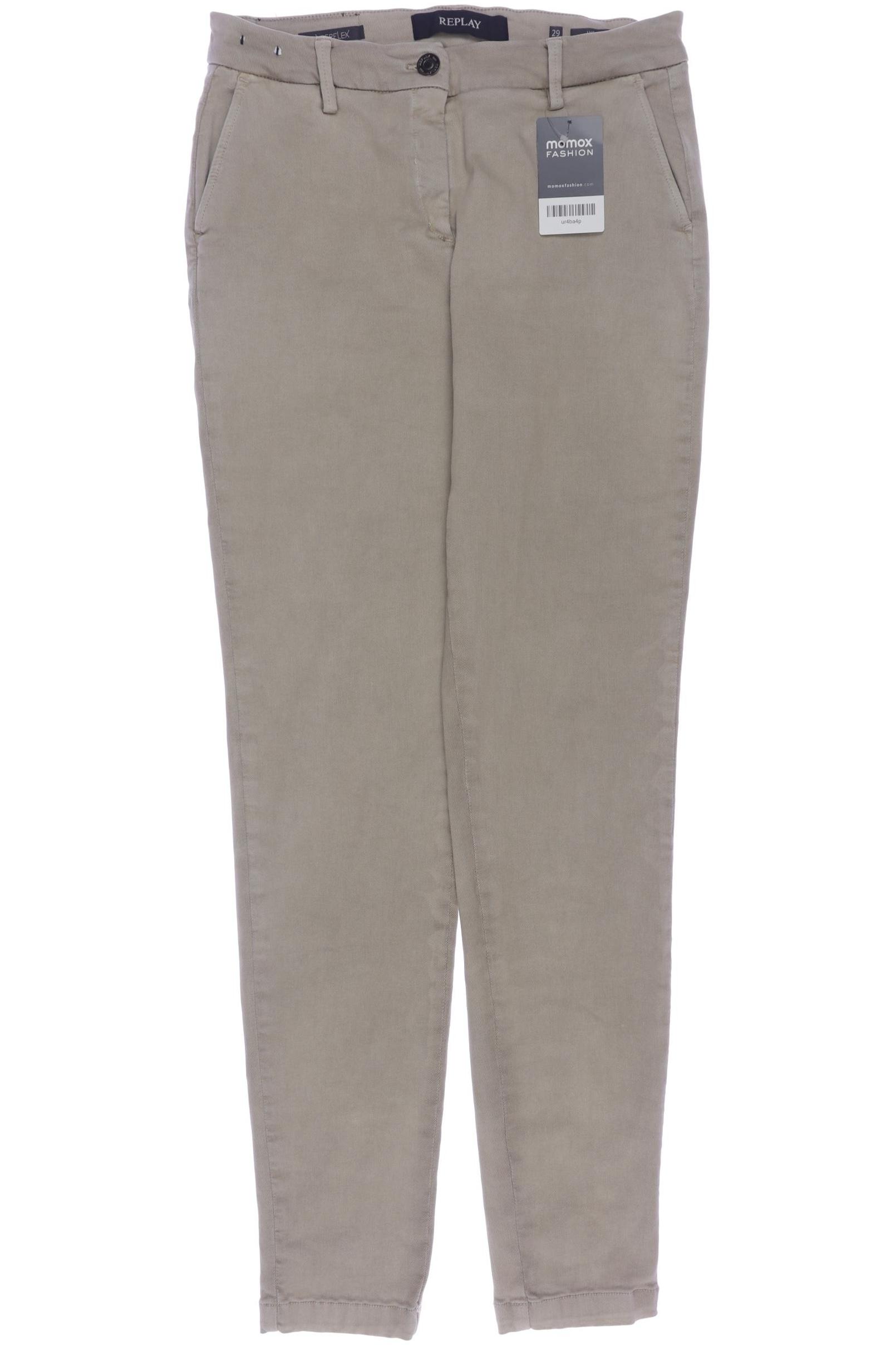 

Replay Damen Jeans, beige, Gr. 29
