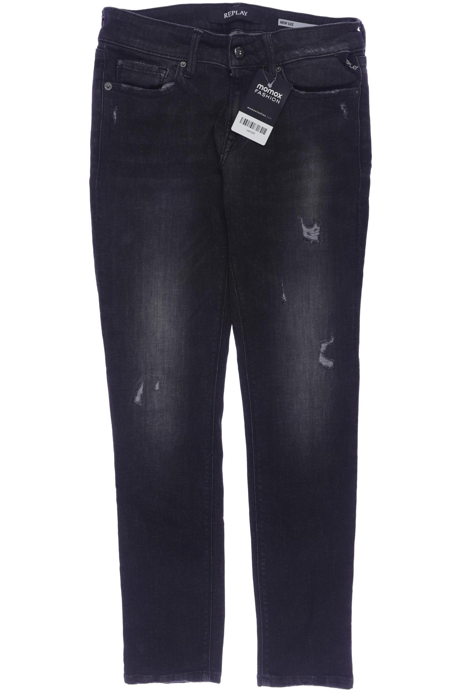 

Replay Damen Jeans, grau, Gr. 27