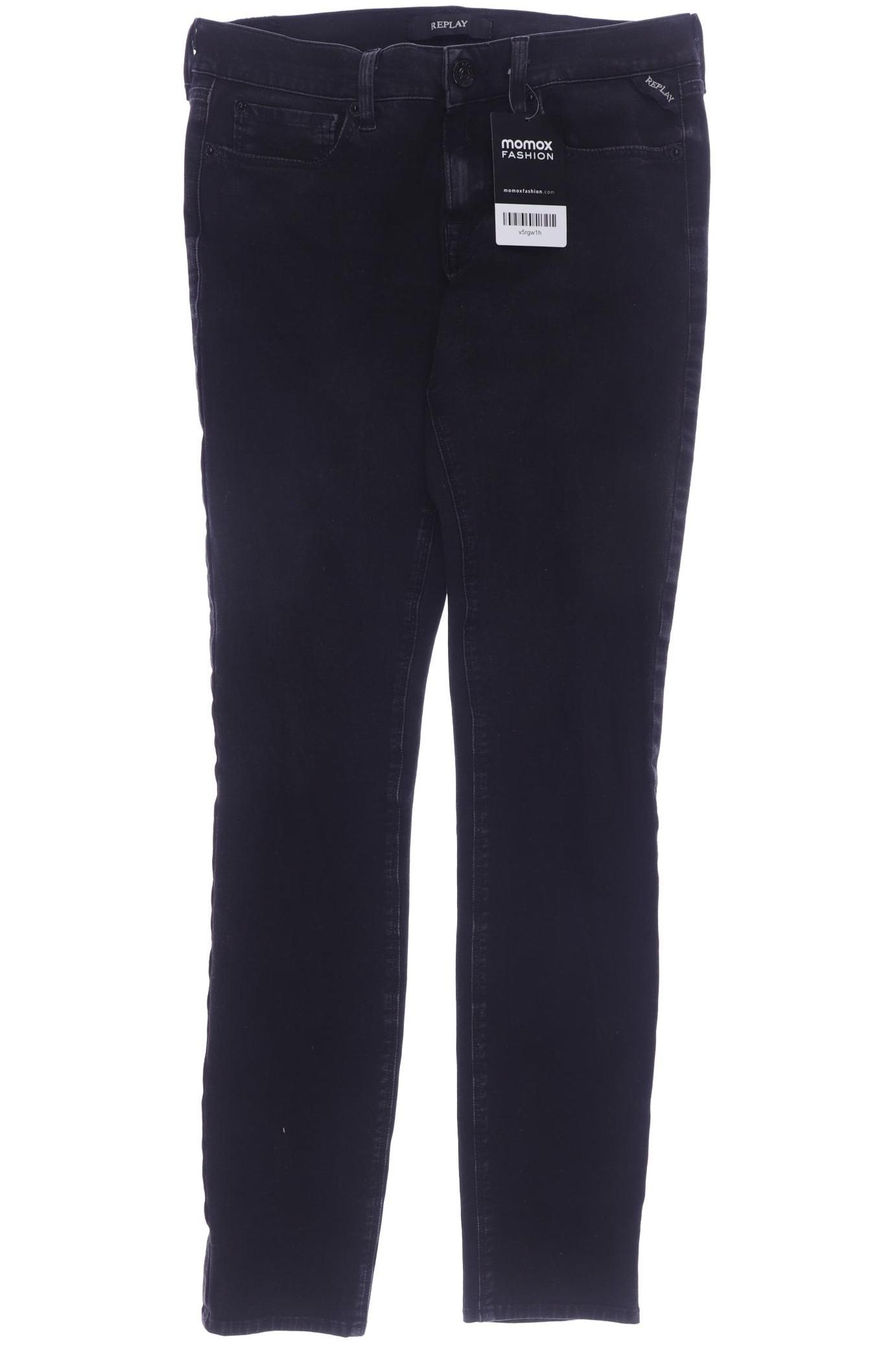 

Replay Damen Jeans, schwarz