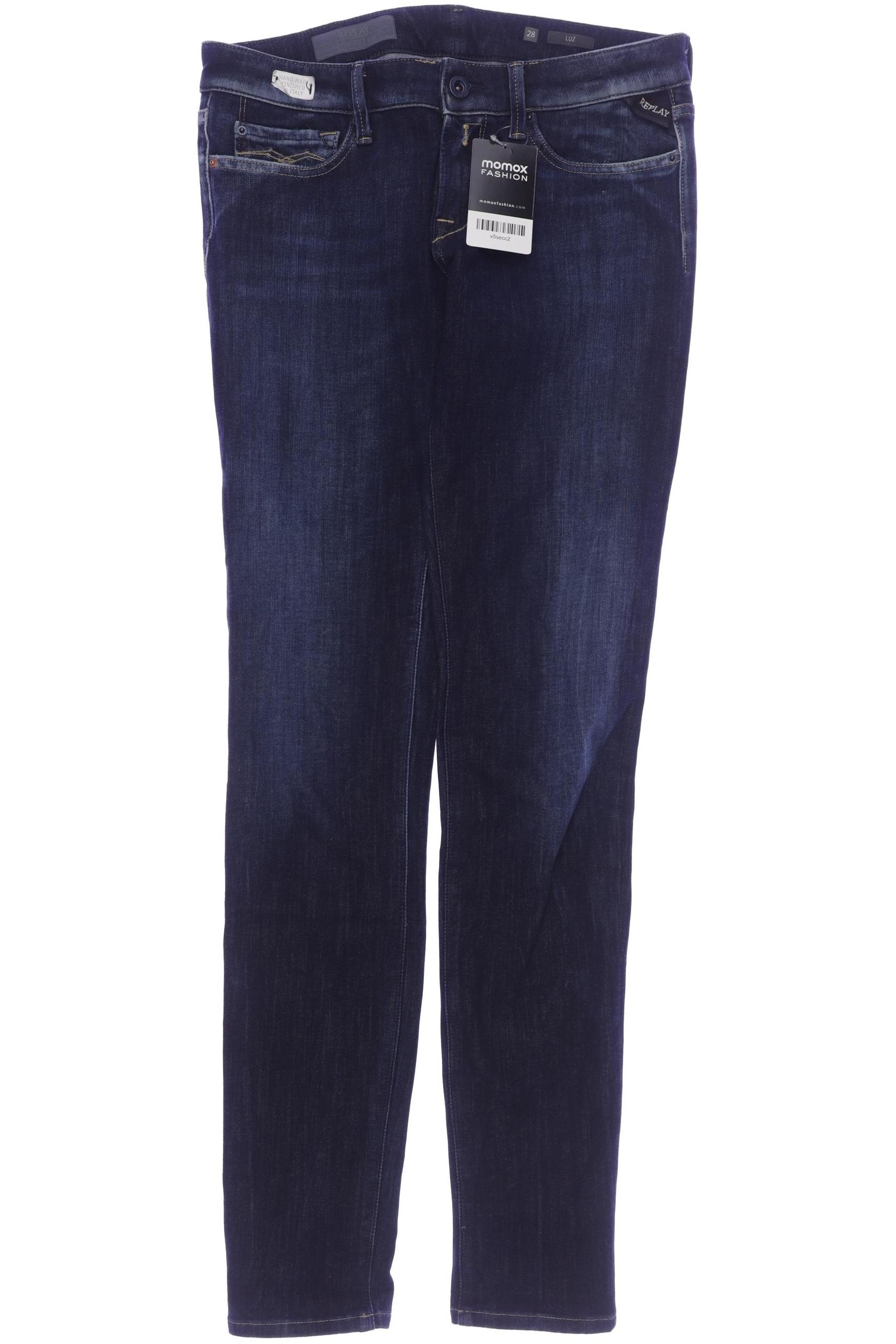 

Replay Damen Jeans, marineblau, Gr. 28