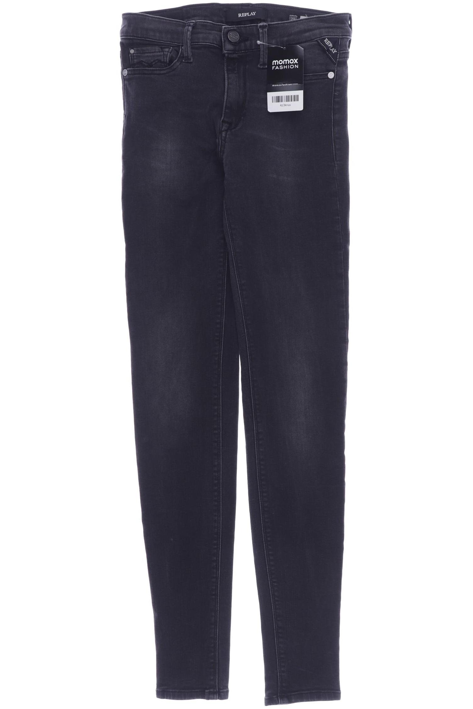 

Replay Damen Jeans, schwarz, Gr. 25