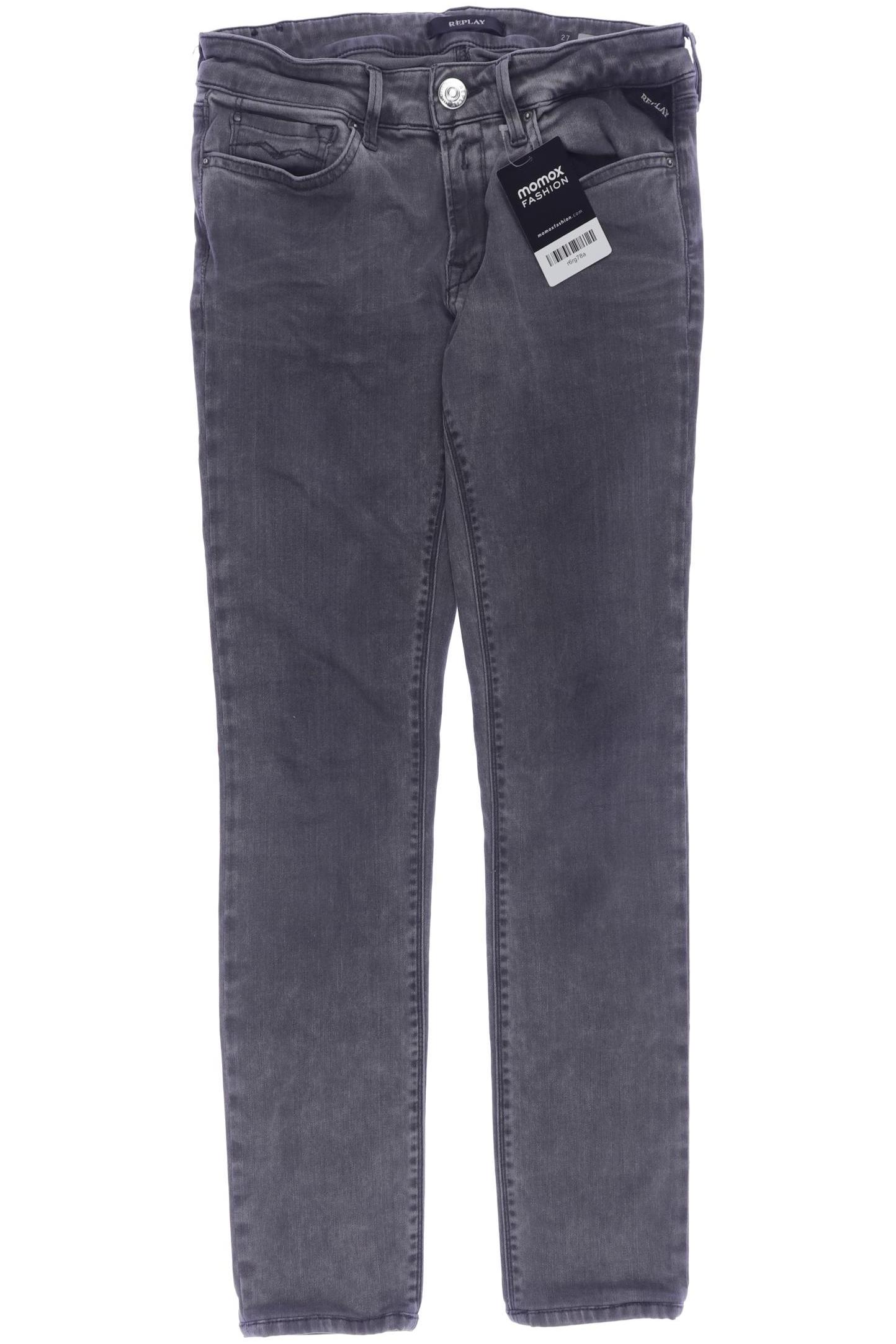

Replay Damen Jeans, grau, Gr. 27
