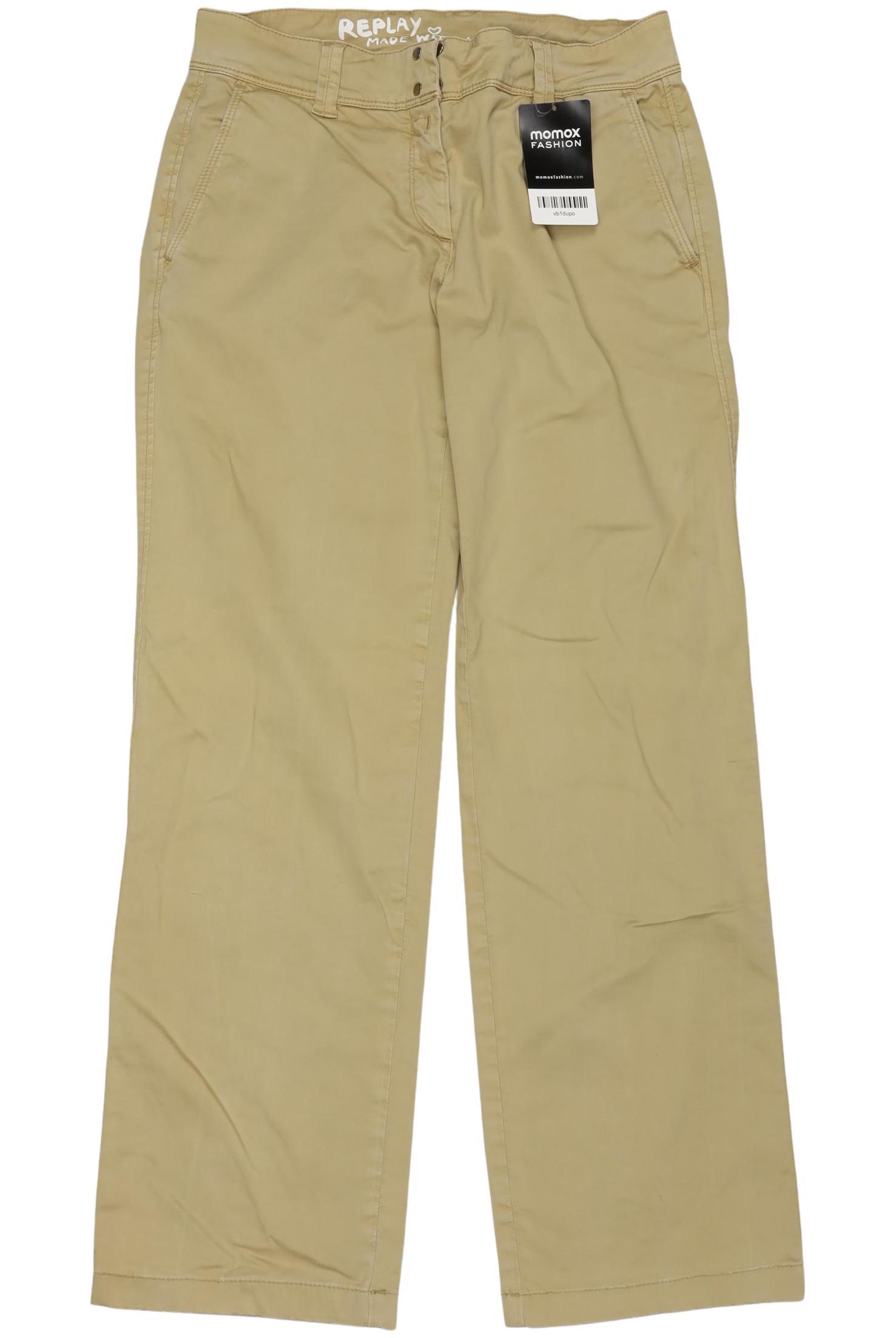 

Replay Damen Jeans, beige, Gr. 25