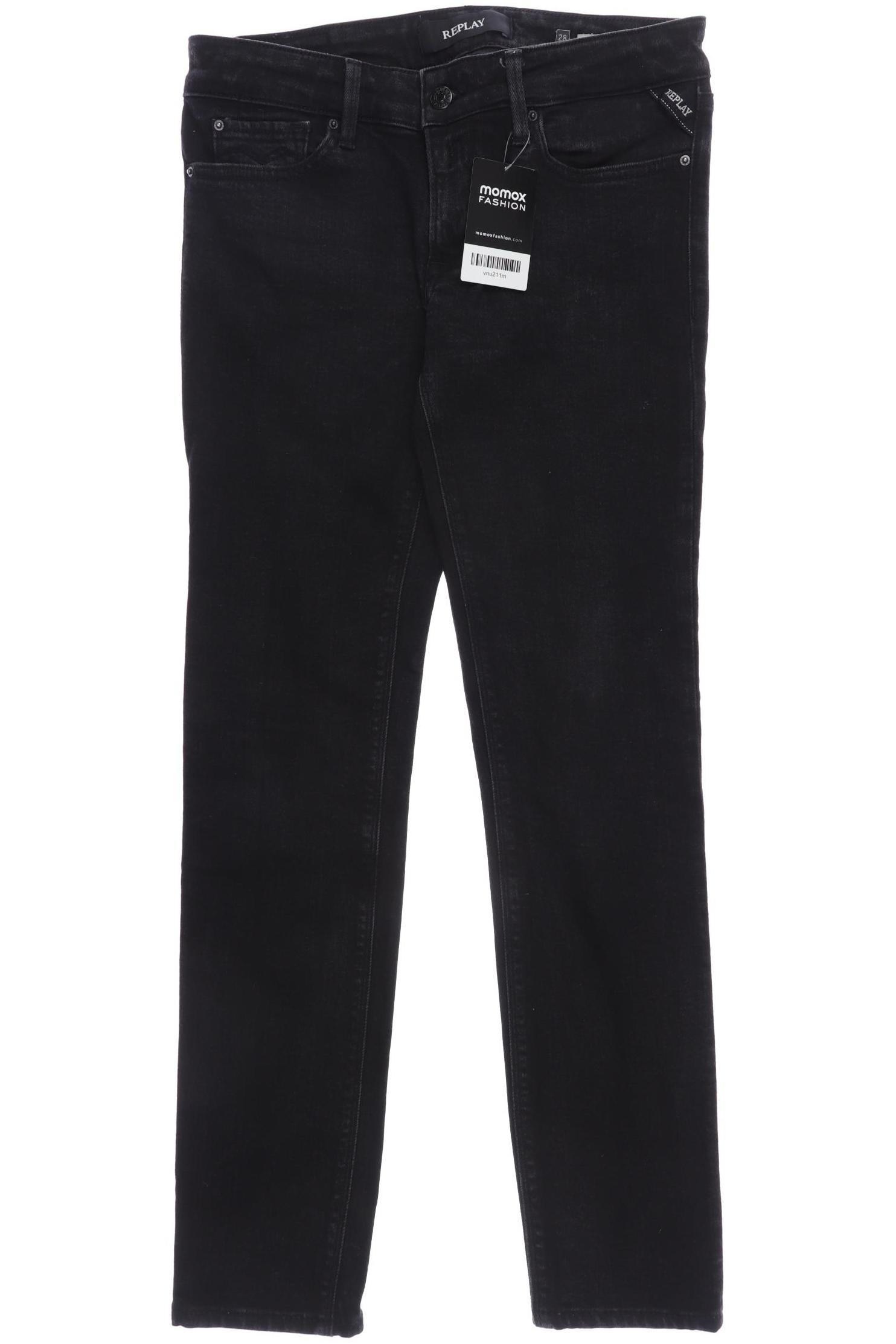 

Replay Damen Jeans, schwarz, Gr. 28