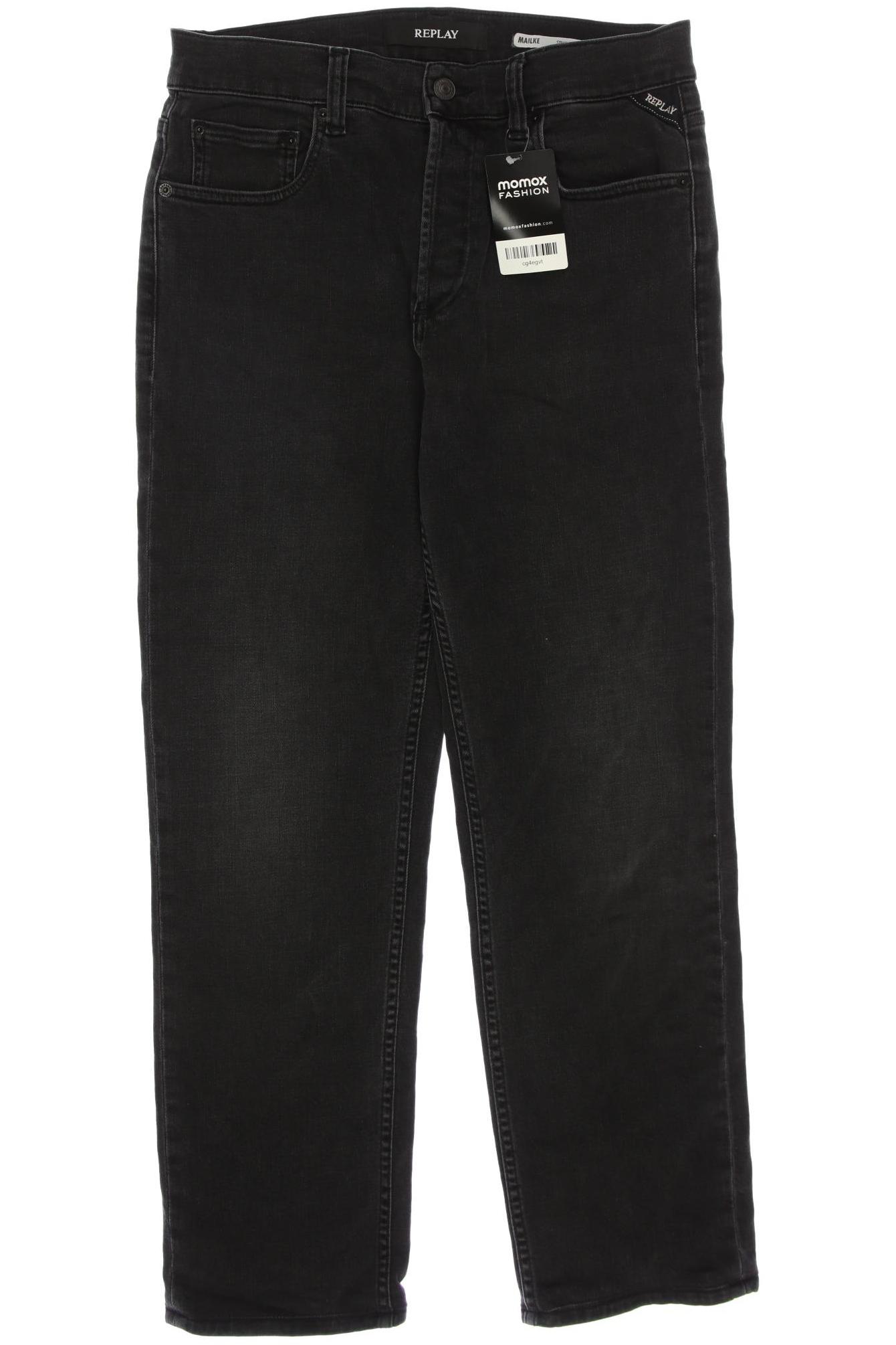 

Replay Damen Jeans, schwarz