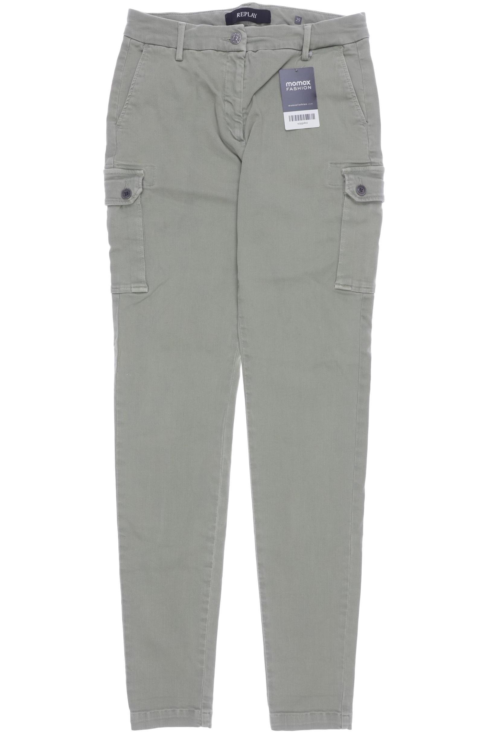 

Replay Damen Jeans, hellgrün, Gr. 29