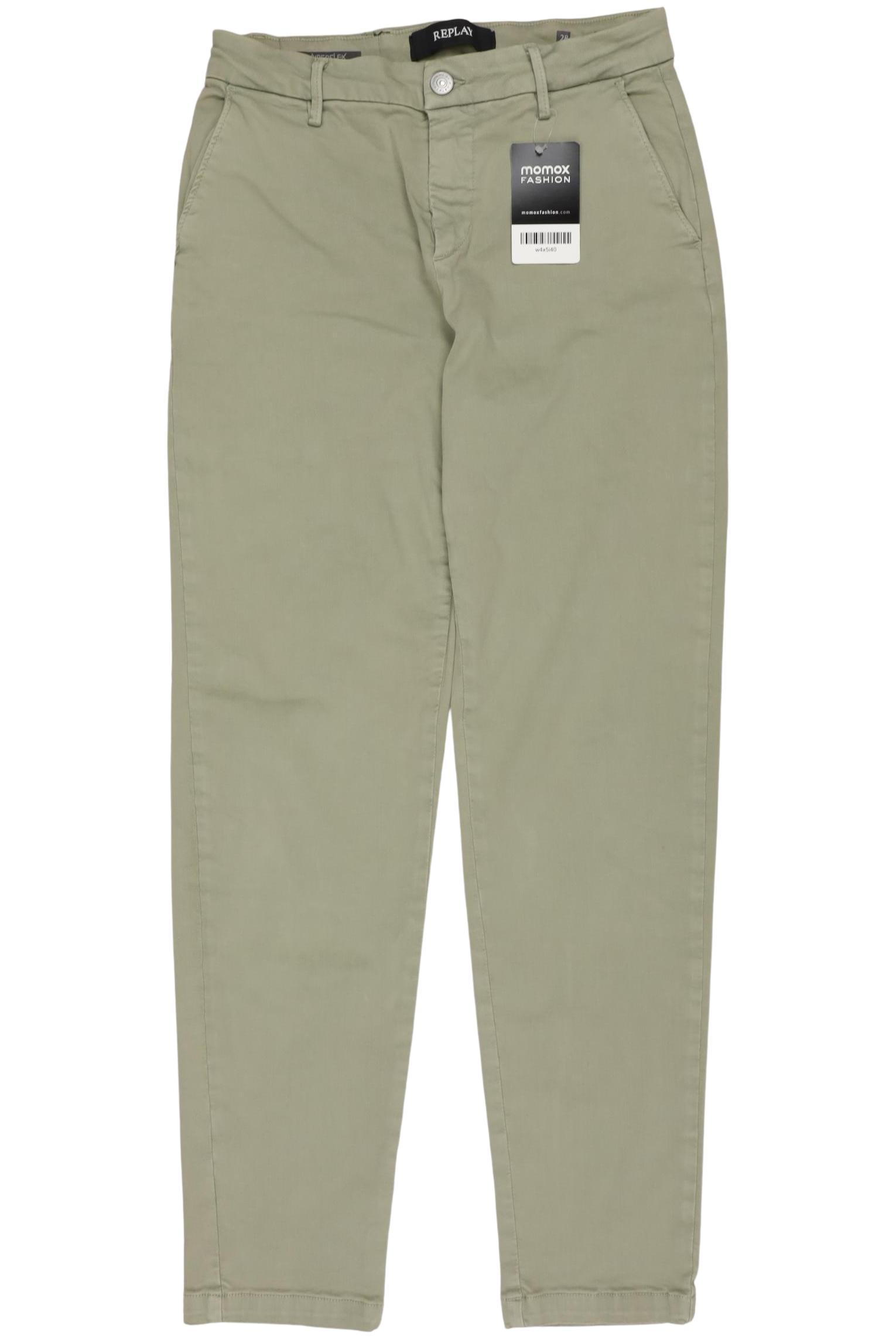 

Replay Damen Jeans, grün, Gr. 28