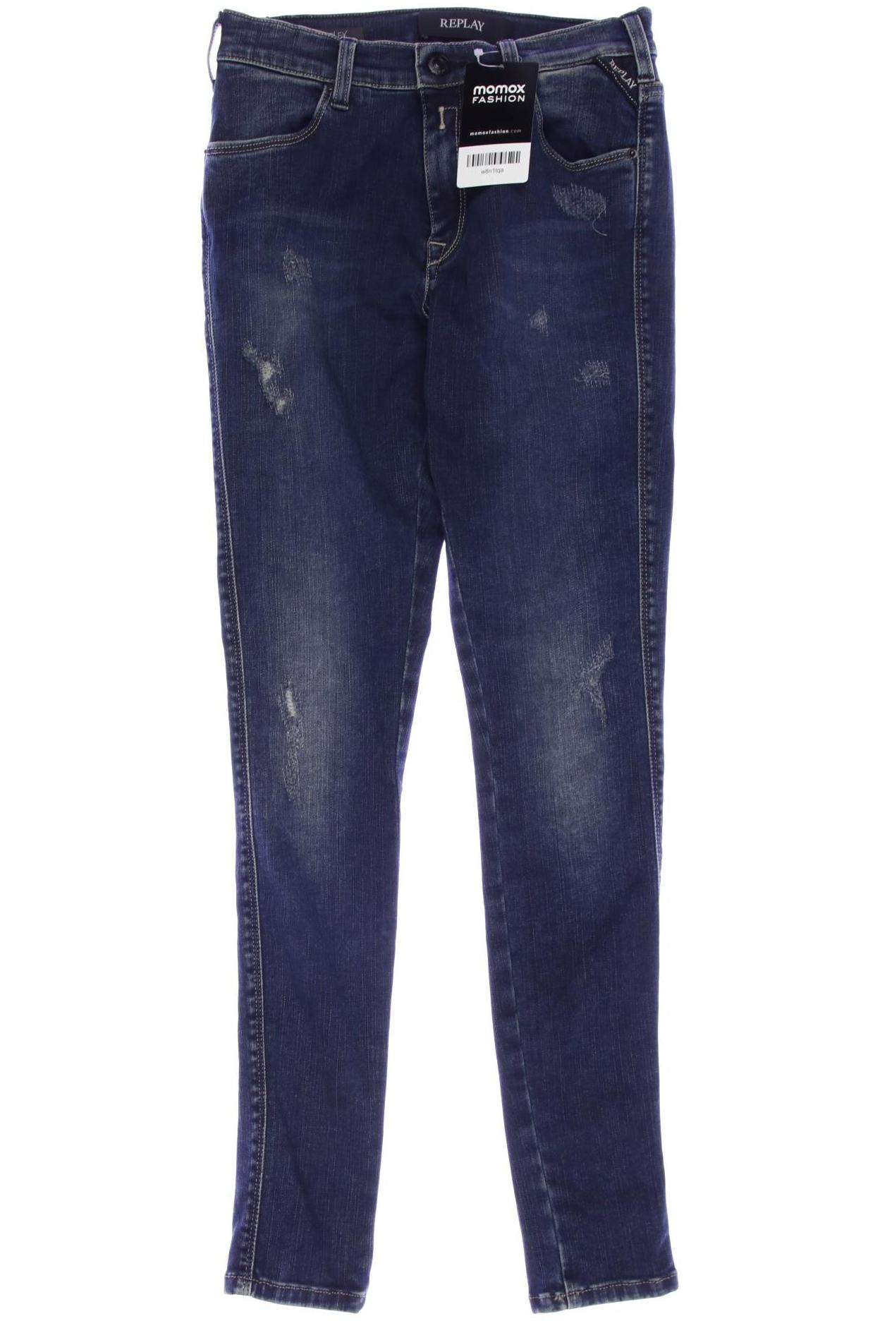 

Replay Damen Jeans, marineblau, Gr. 25