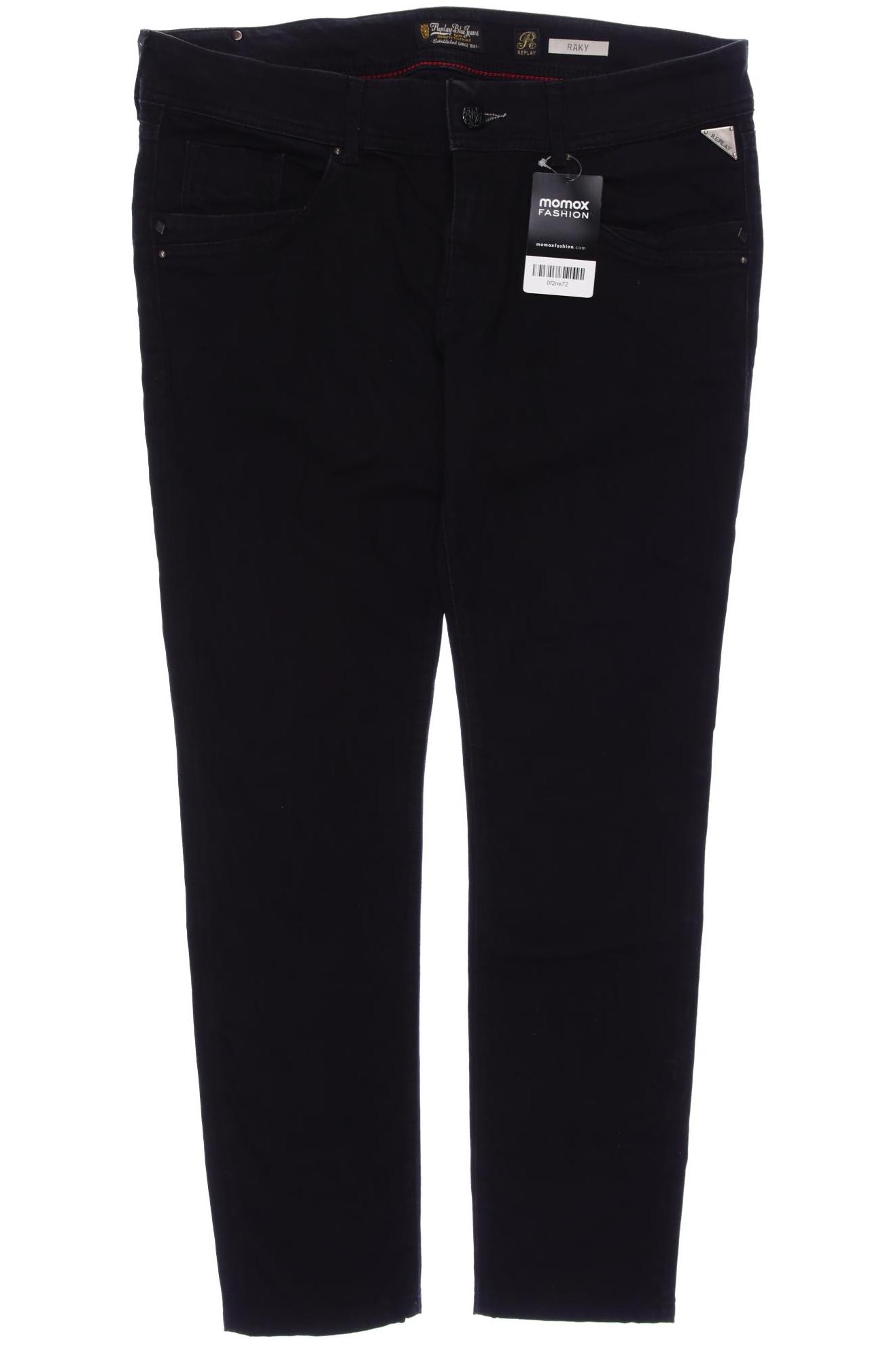

Replay Damen Jeans, schwarz