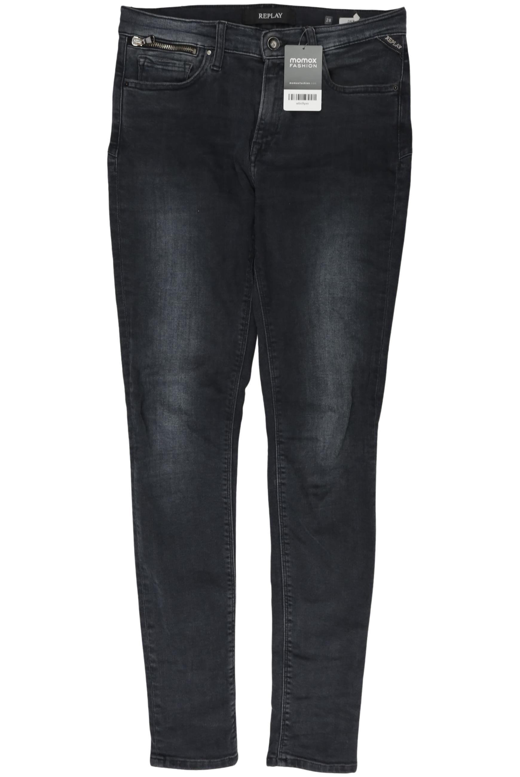 

Replay Damen Jeans, grau, Gr. 28