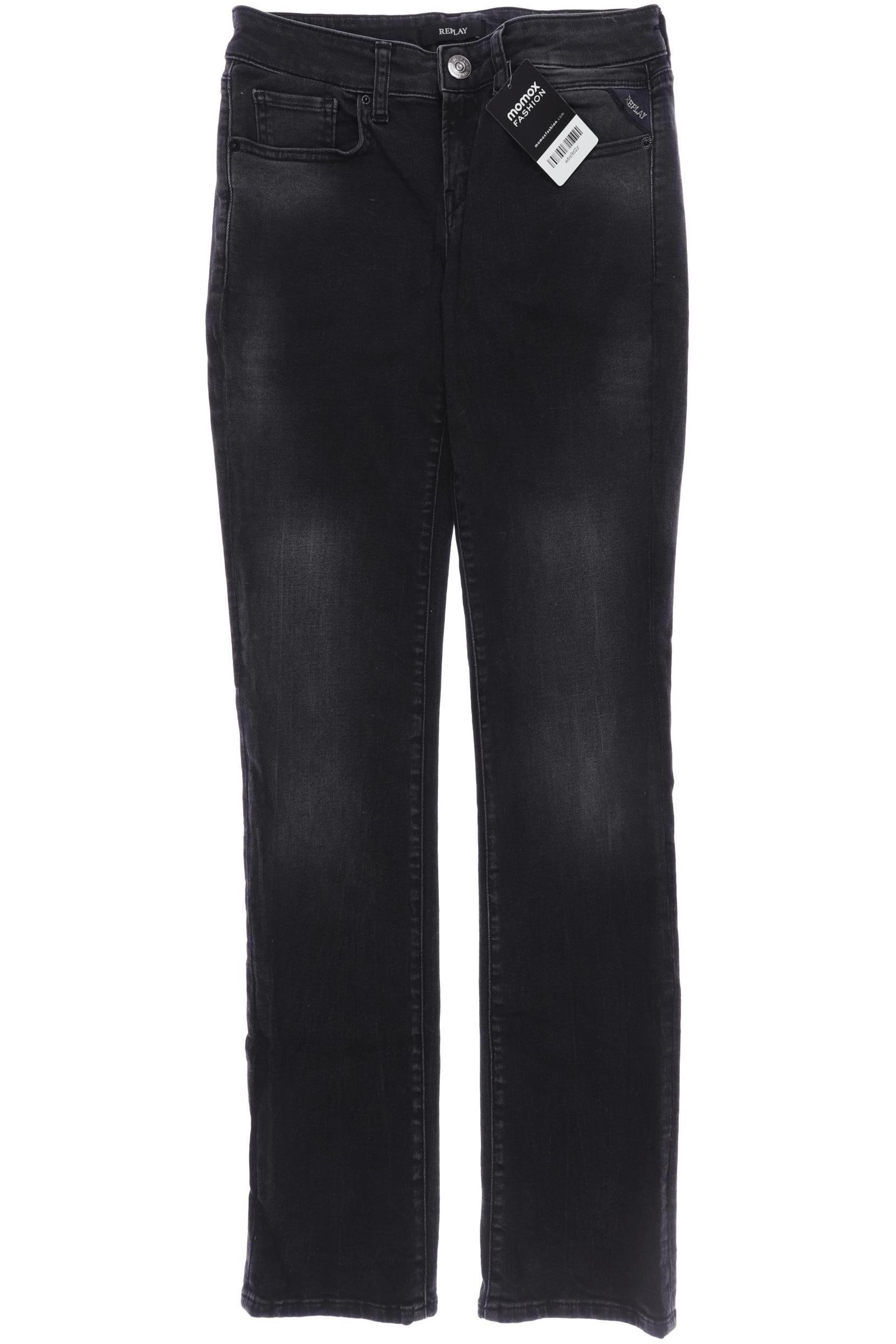 

Replay Damen Jeans, schwarz, Gr. 27