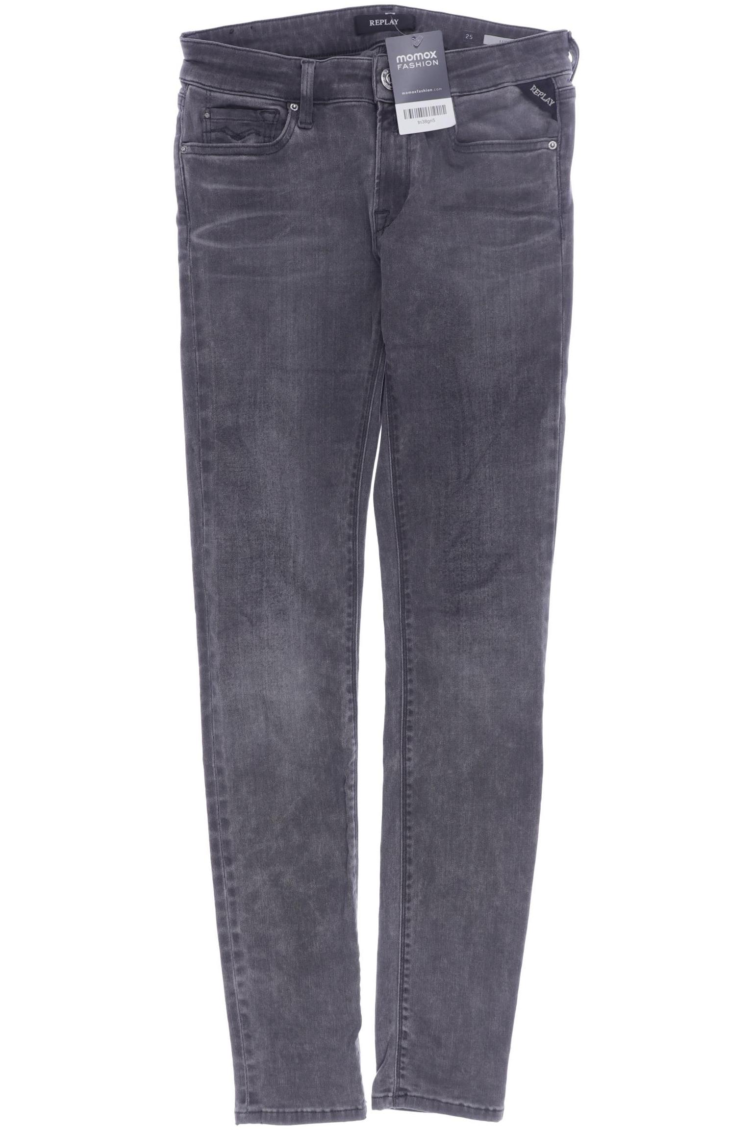 

Replay Damen Jeans, grau, Gr. 25