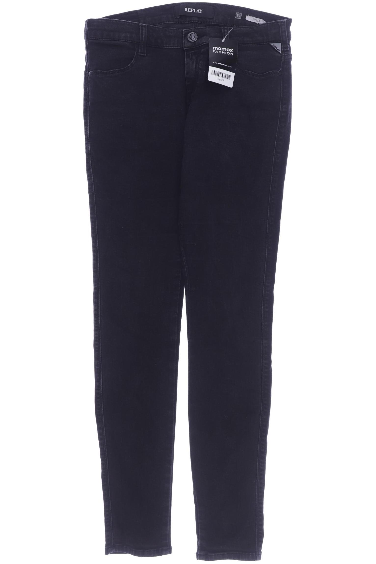 

Replay Damen Jeans, schwarz, Gr. 27