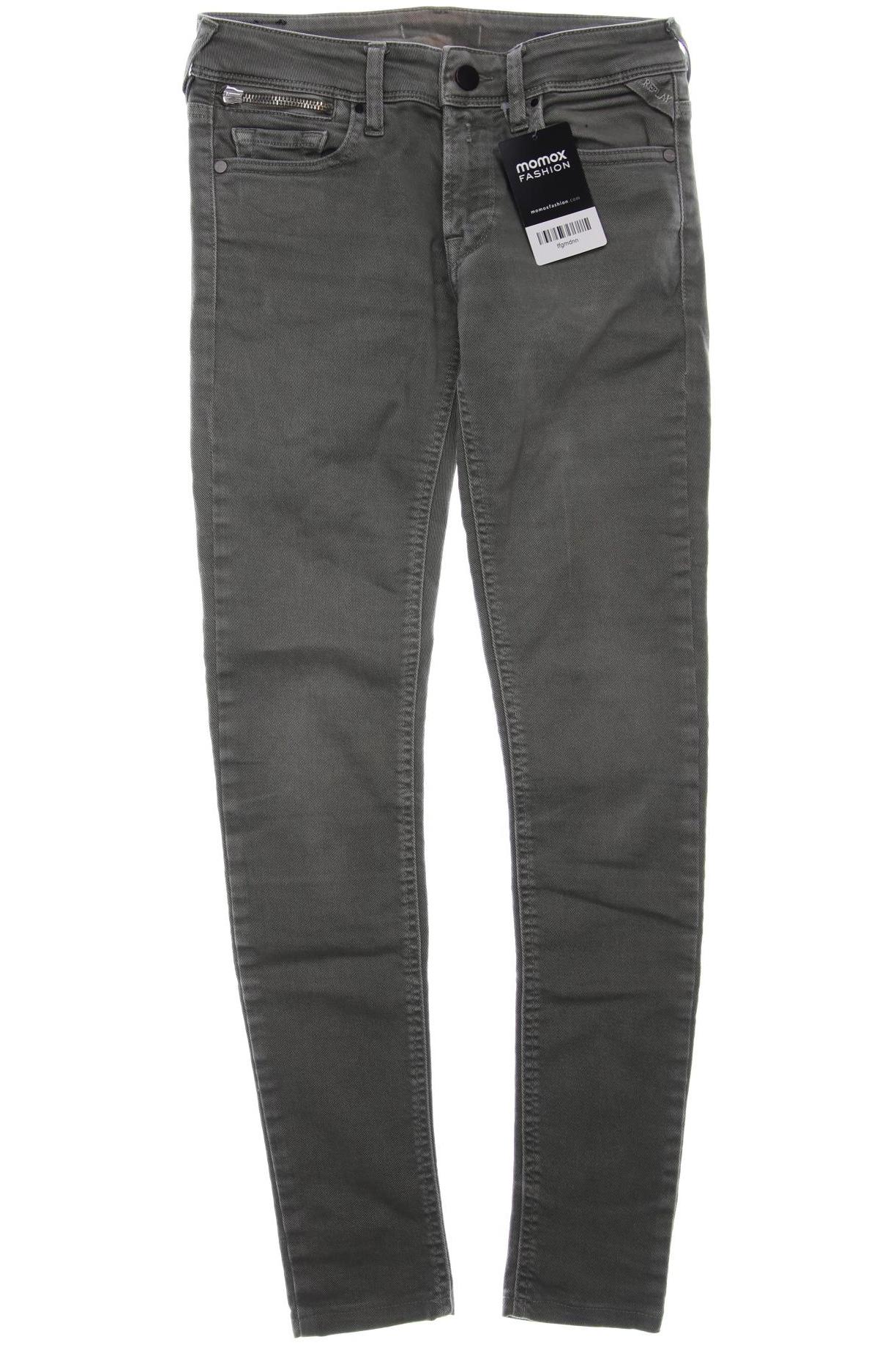

Replay Damen Jeans, grün, Gr. 24