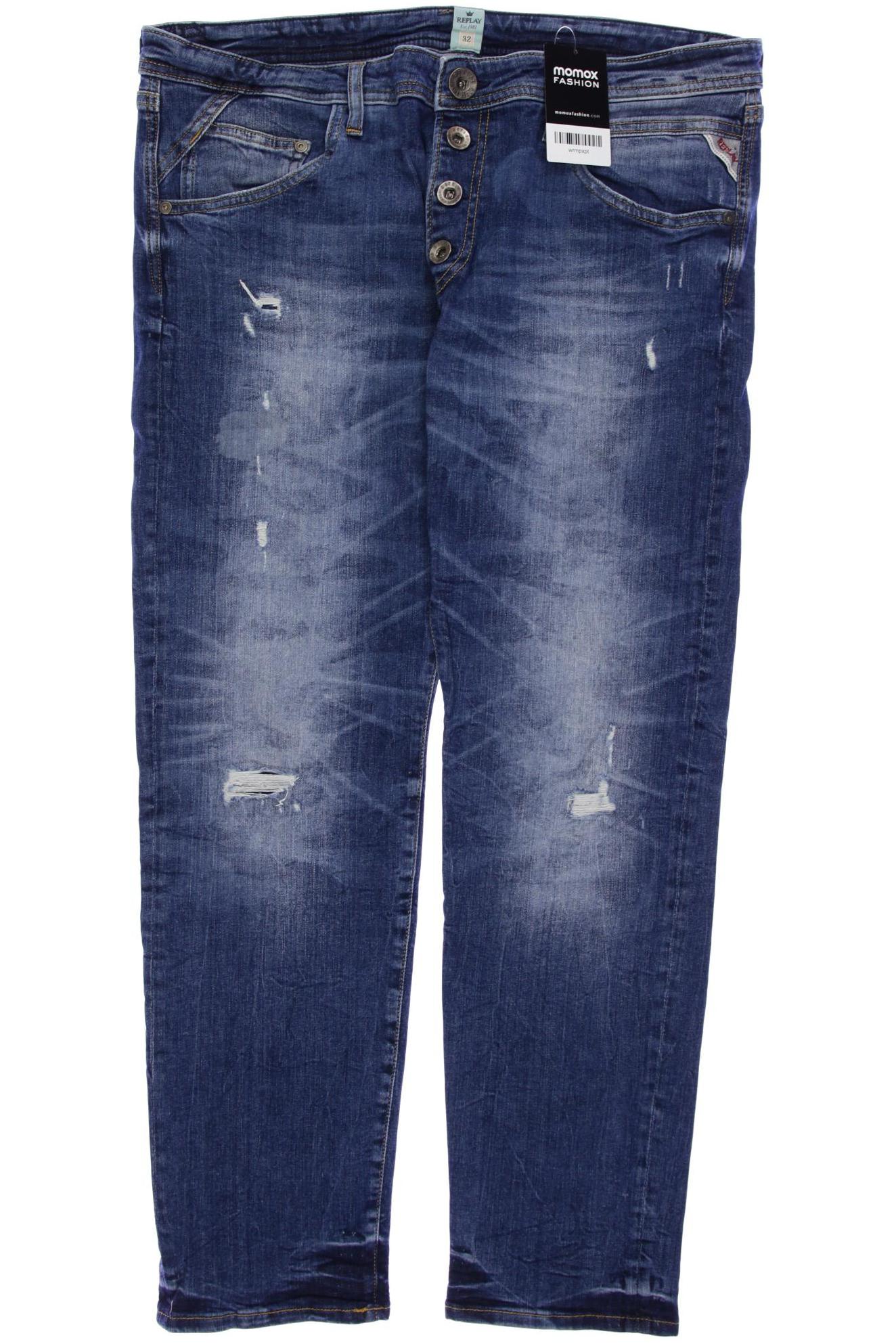 

Replay Damen Jeans, blau