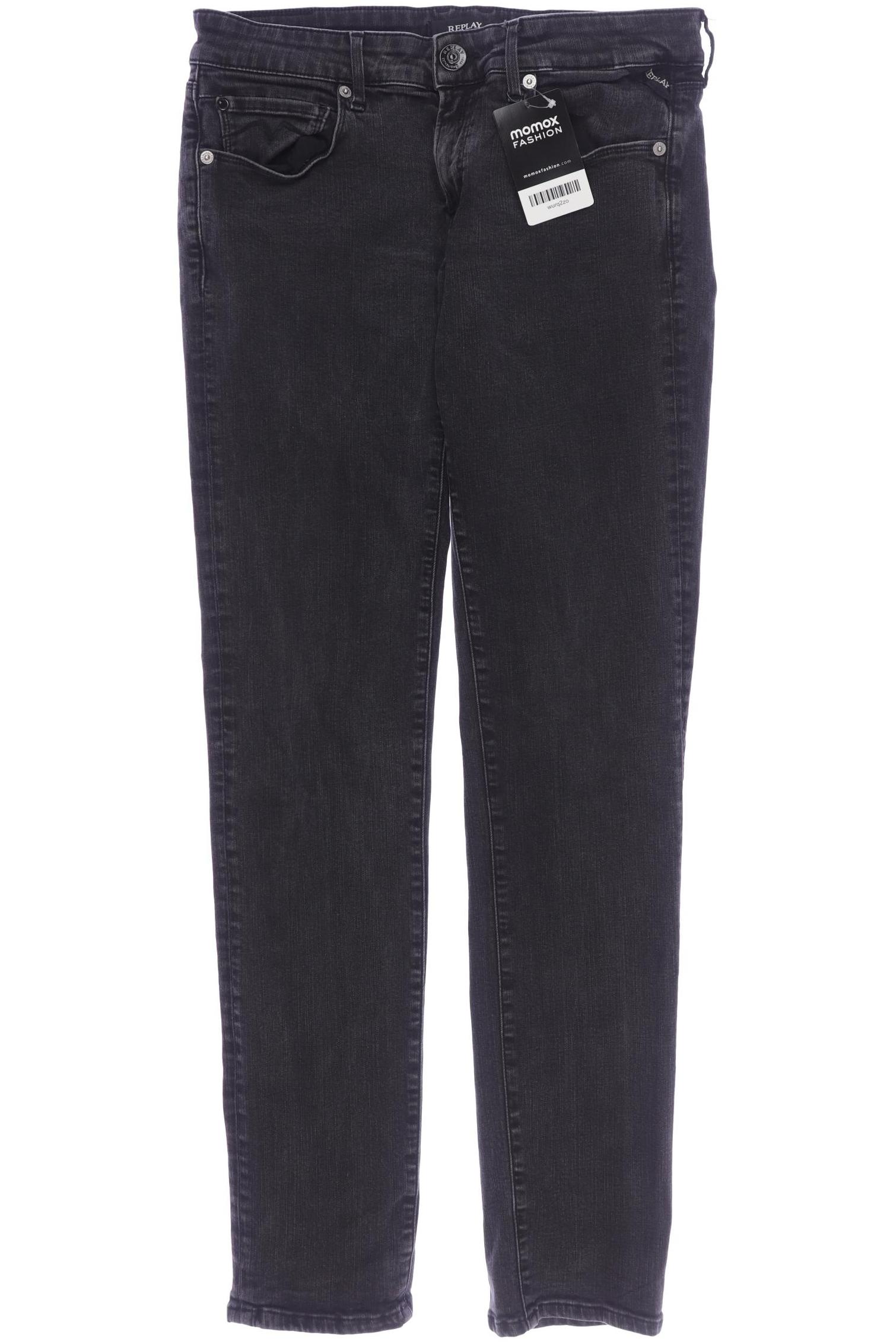 

Replay Damen Jeans, schwarz, Gr. 30