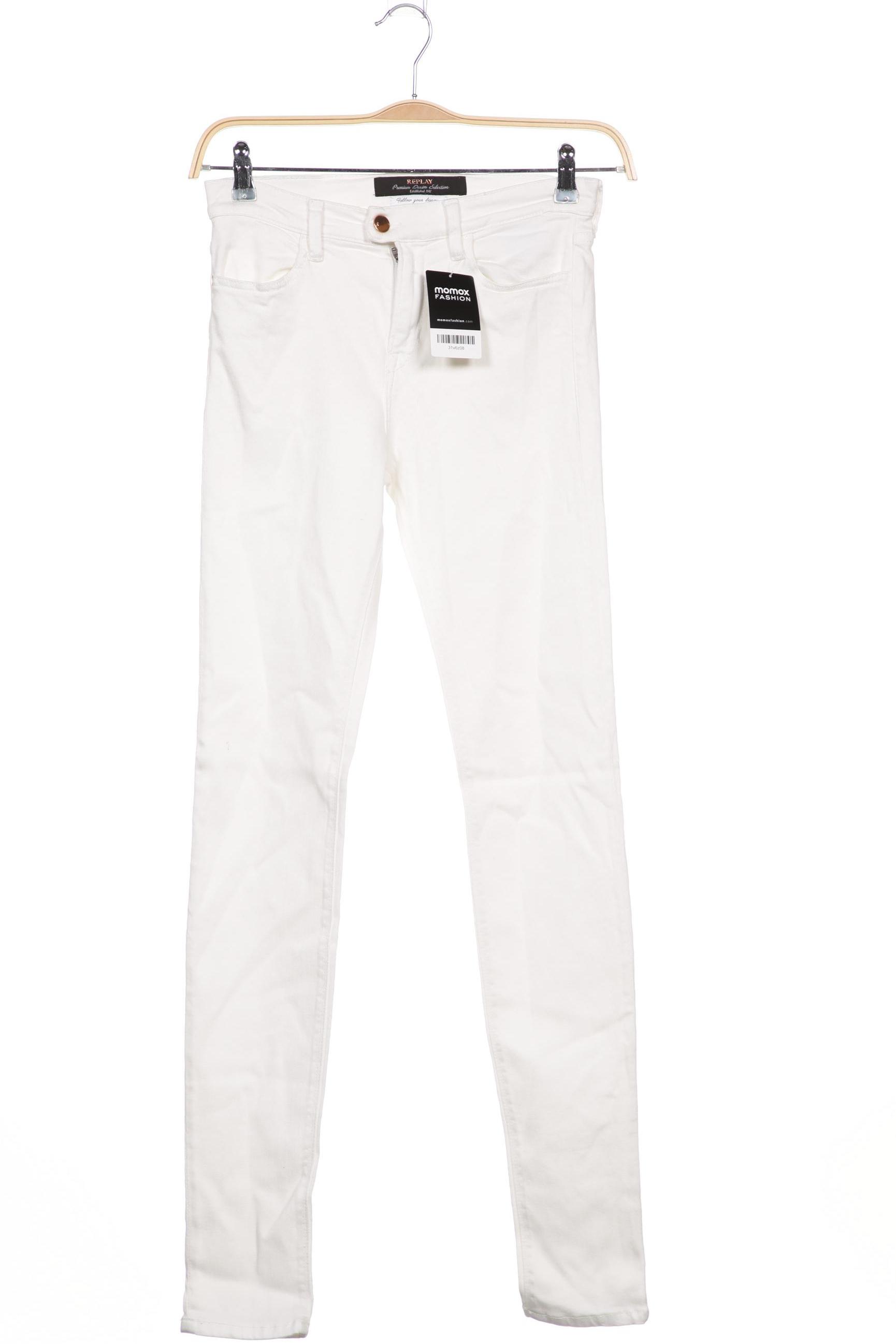 

Replay Damen Jeans, weiß, Gr. 28