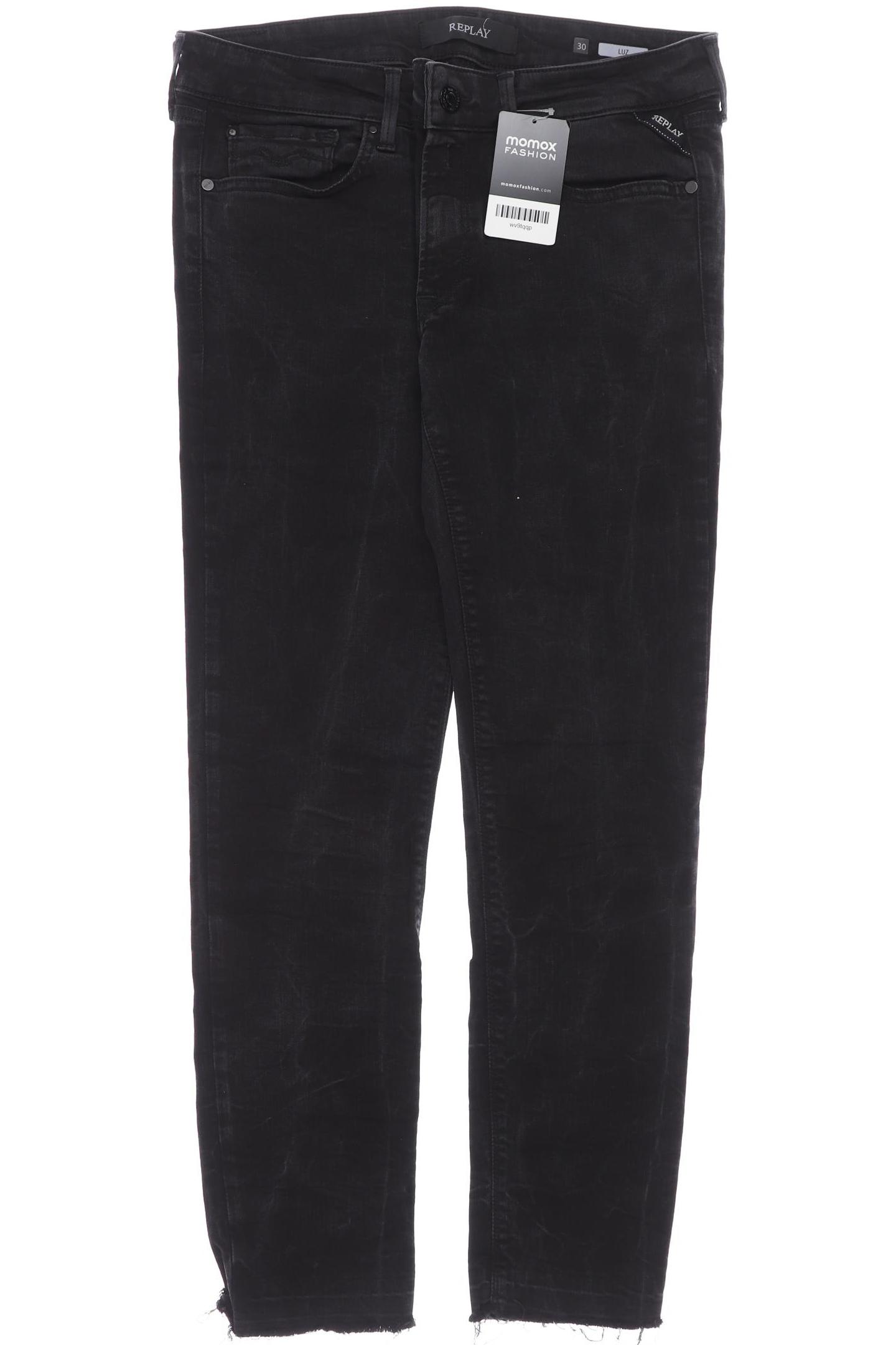 

Replay Damen Jeans, schwarz