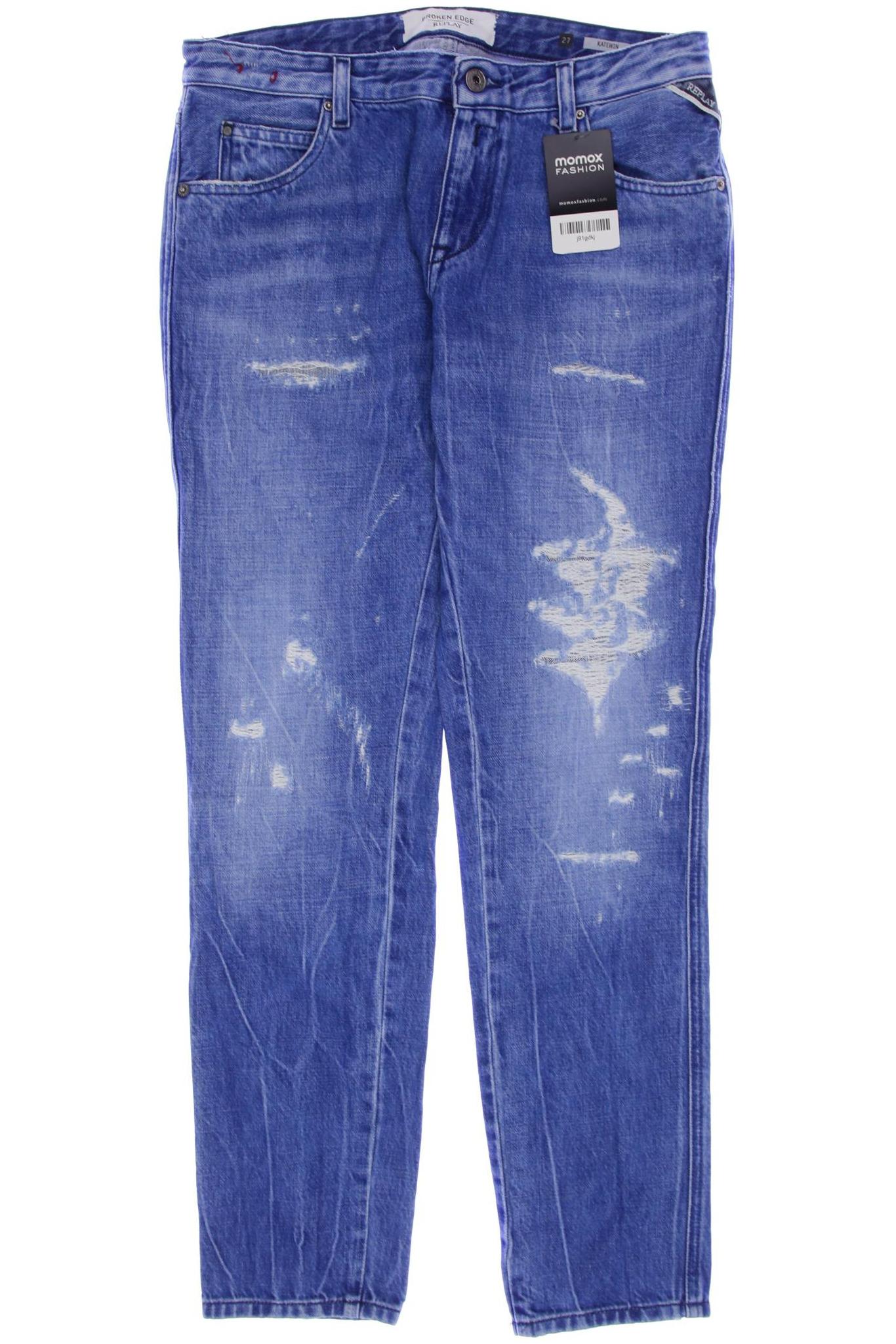 

Replay Damen Jeans, blau, Gr. 27