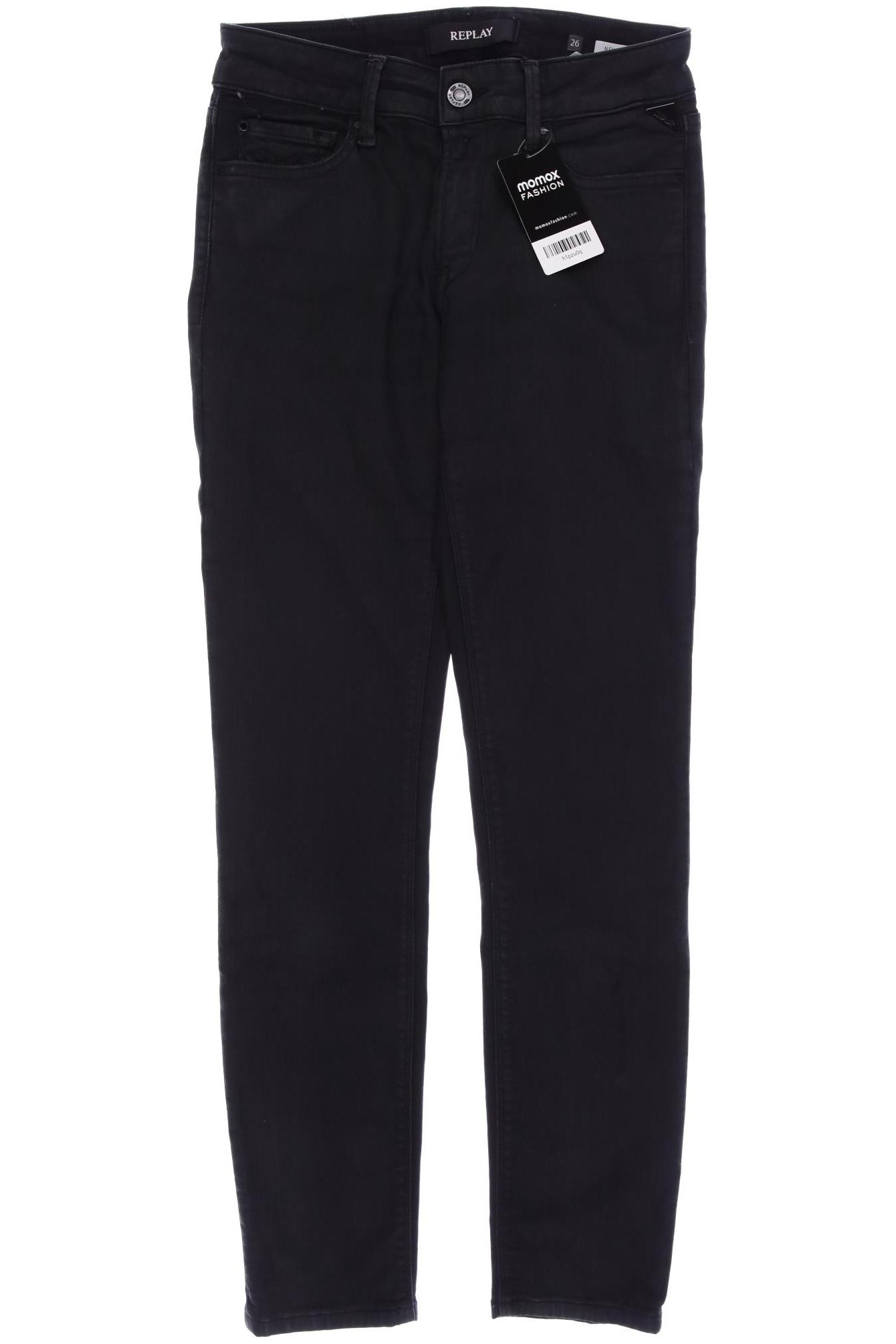 

Replay Damen Jeans, schwarz