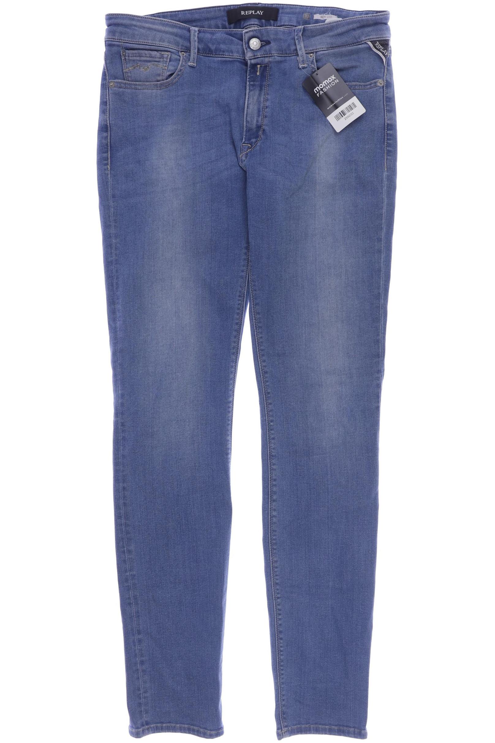 

Replay Damen Jeans, blau