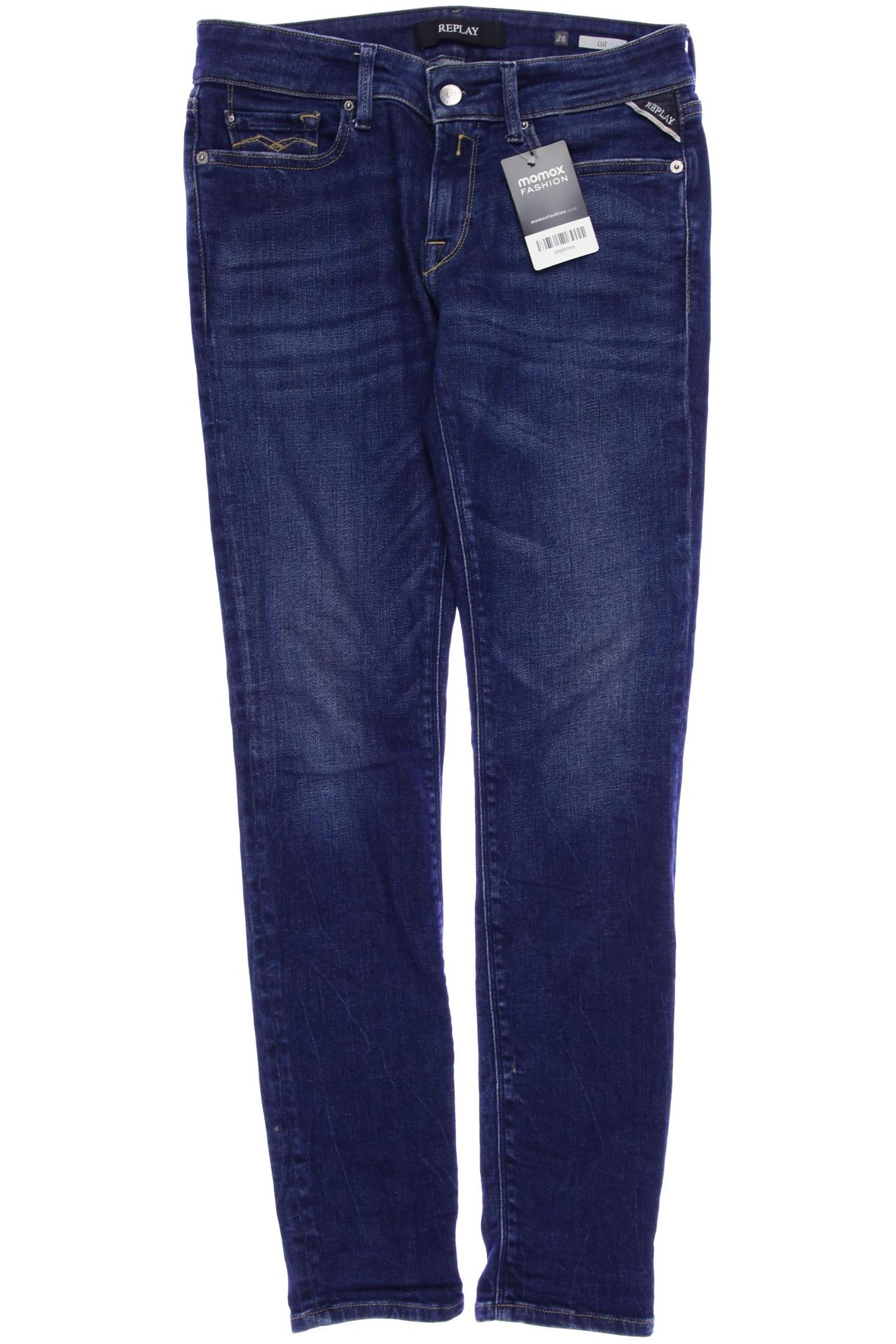 

Replay Damen Jeans, marineblau, Gr. 28