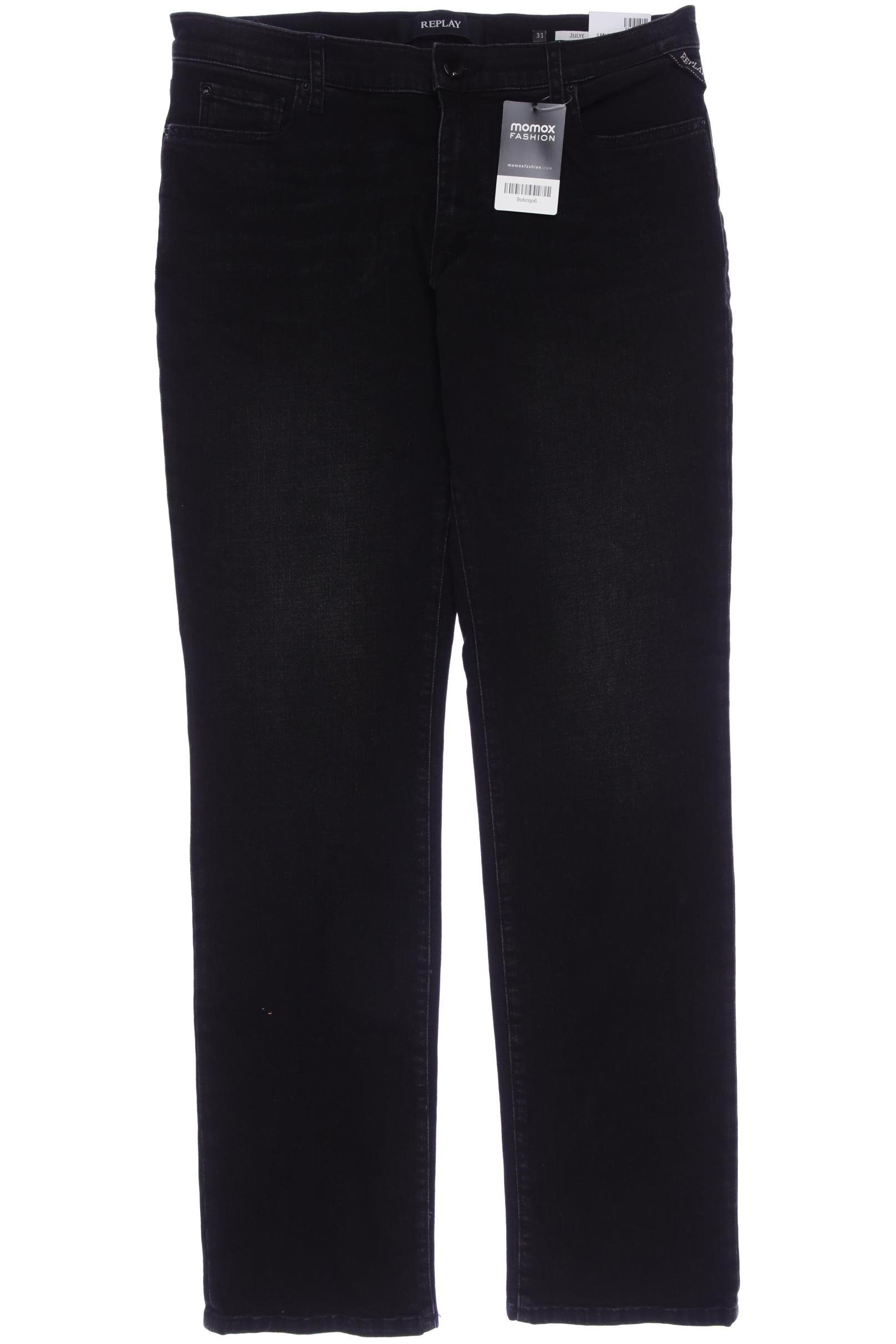 

Replay Damen Jeans, schwarz, Gr. 31