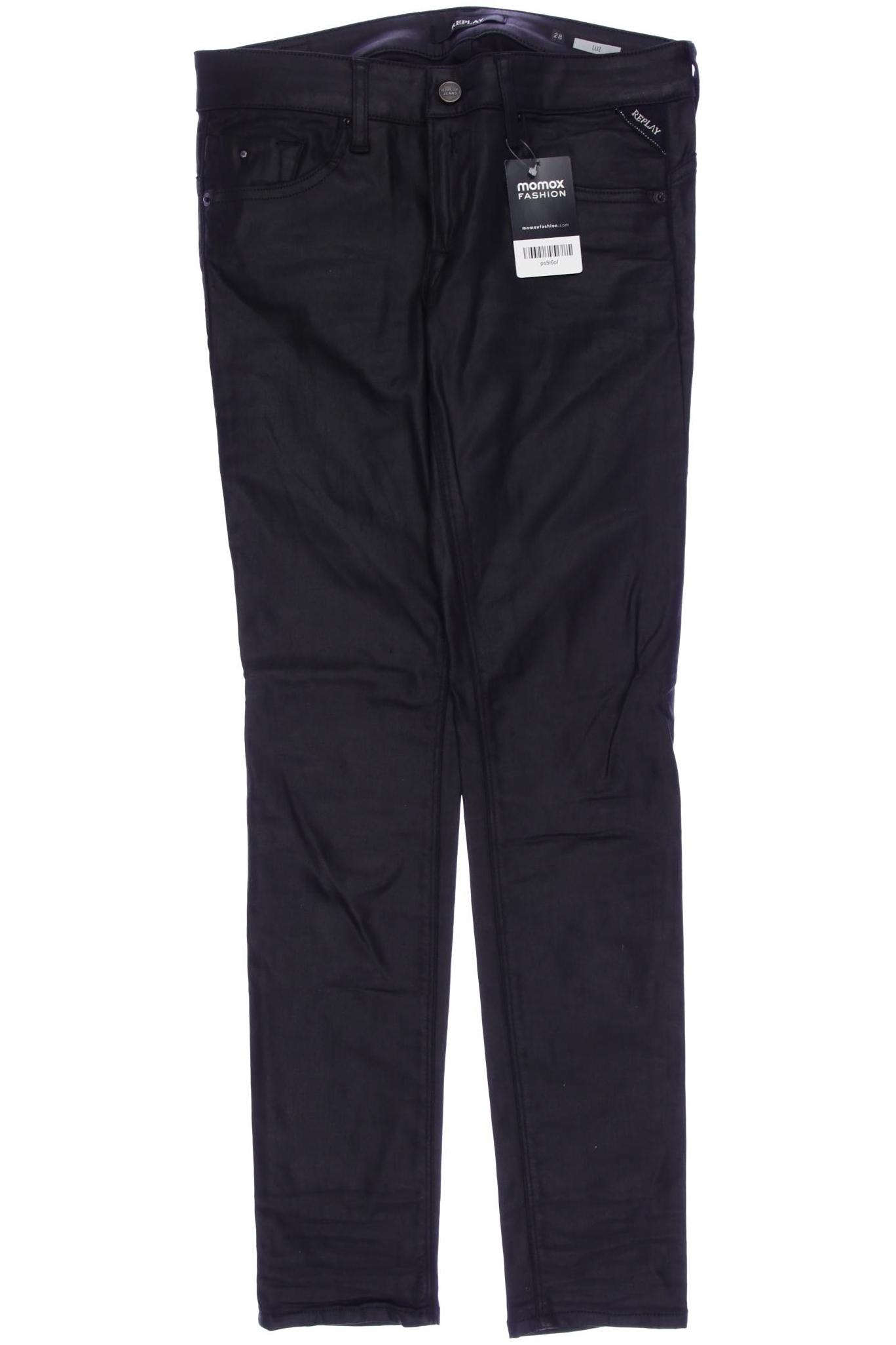 

Replay Damen Jeans, schwarz, Gr. 28