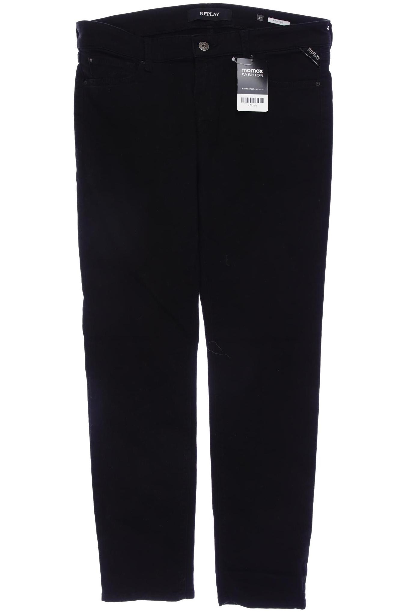 

Replay Damen Jeans, schwarz